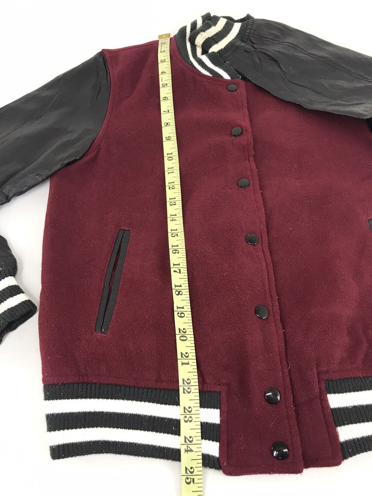 Japanese Brand Vintage Japanese Brand Faithful Split Varsity Jacket Size US S / EU 44-46 / 1 - 10 Thumbnail
