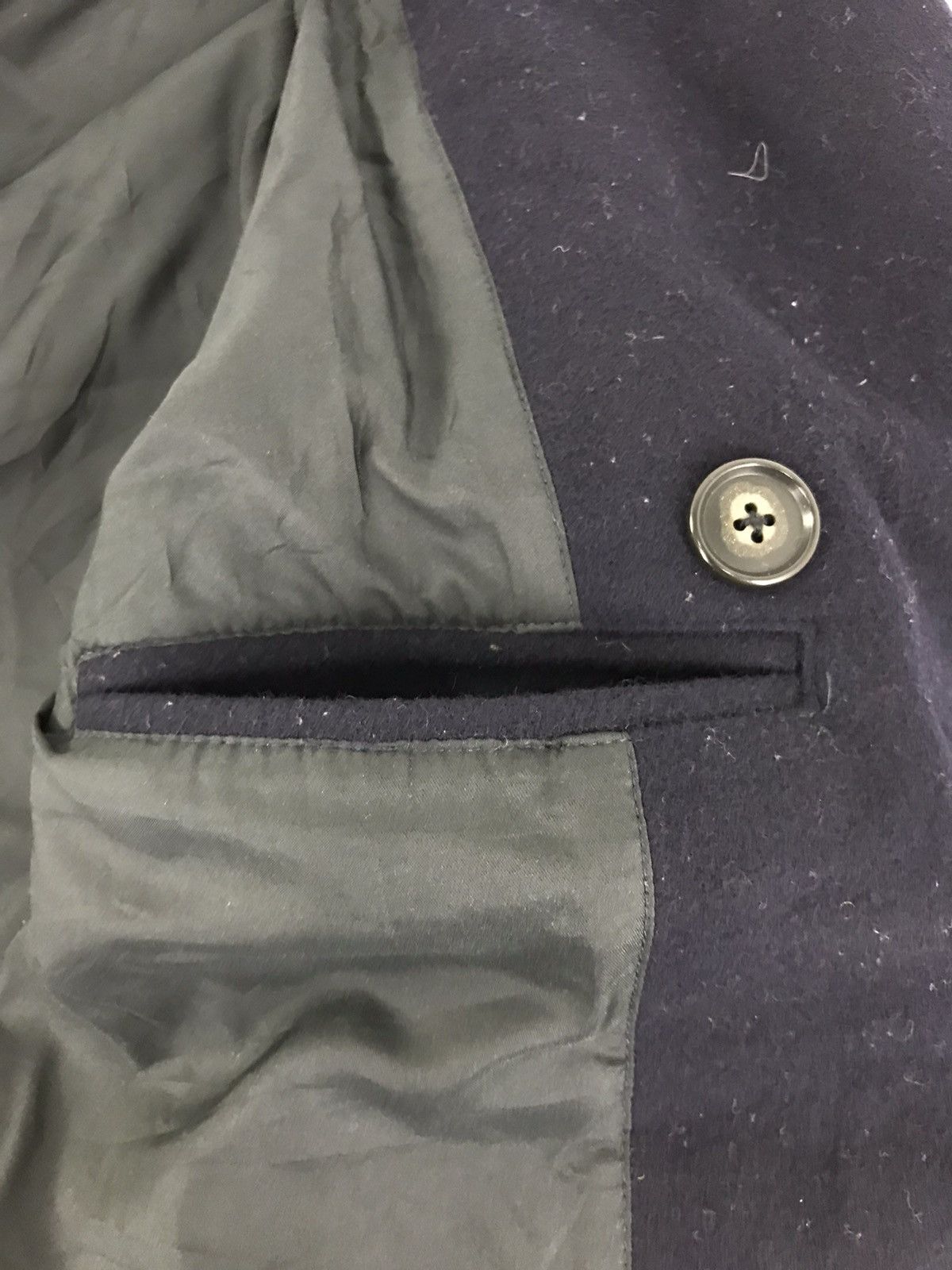 Designer × Paul Smith × R.Newbold Vintage R.Newbold Wool Paul Smith Double Breast Coat Jacket Size 38R - 8 Thumbnail