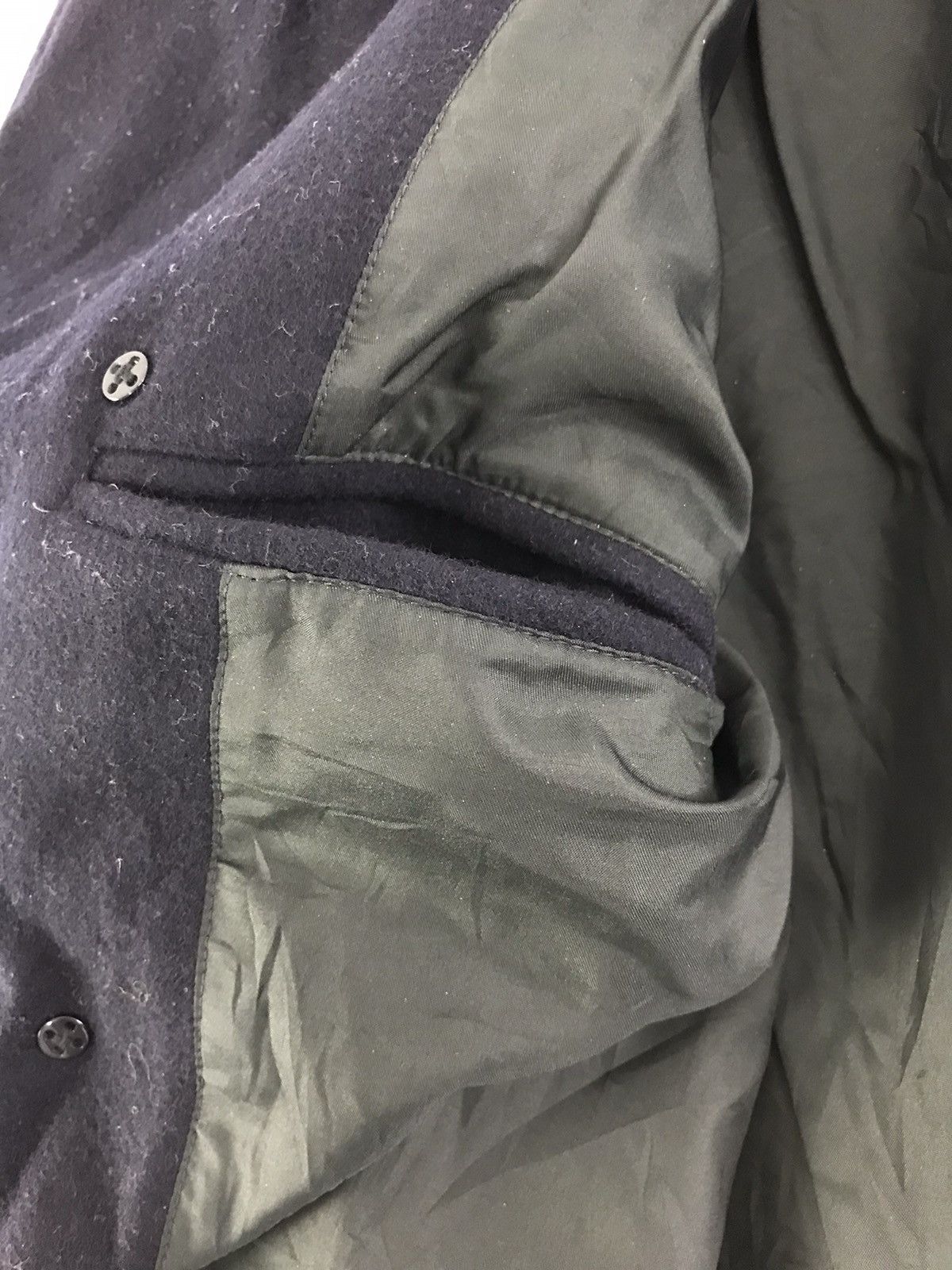 Designer × Paul Smith × R.Newbold Vintage R.Newbold Wool Paul Smith Double Breast Coat Jacket Size 38R - 9 Thumbnail