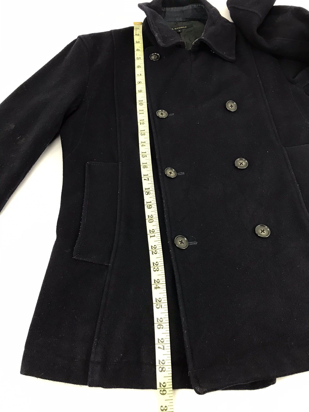 Designer × Paul Smith × R.Newbold Vintage R.Newbold Wool Paul Smith Double Breast Coat Jacket Size 38R - 11 Thumbnail