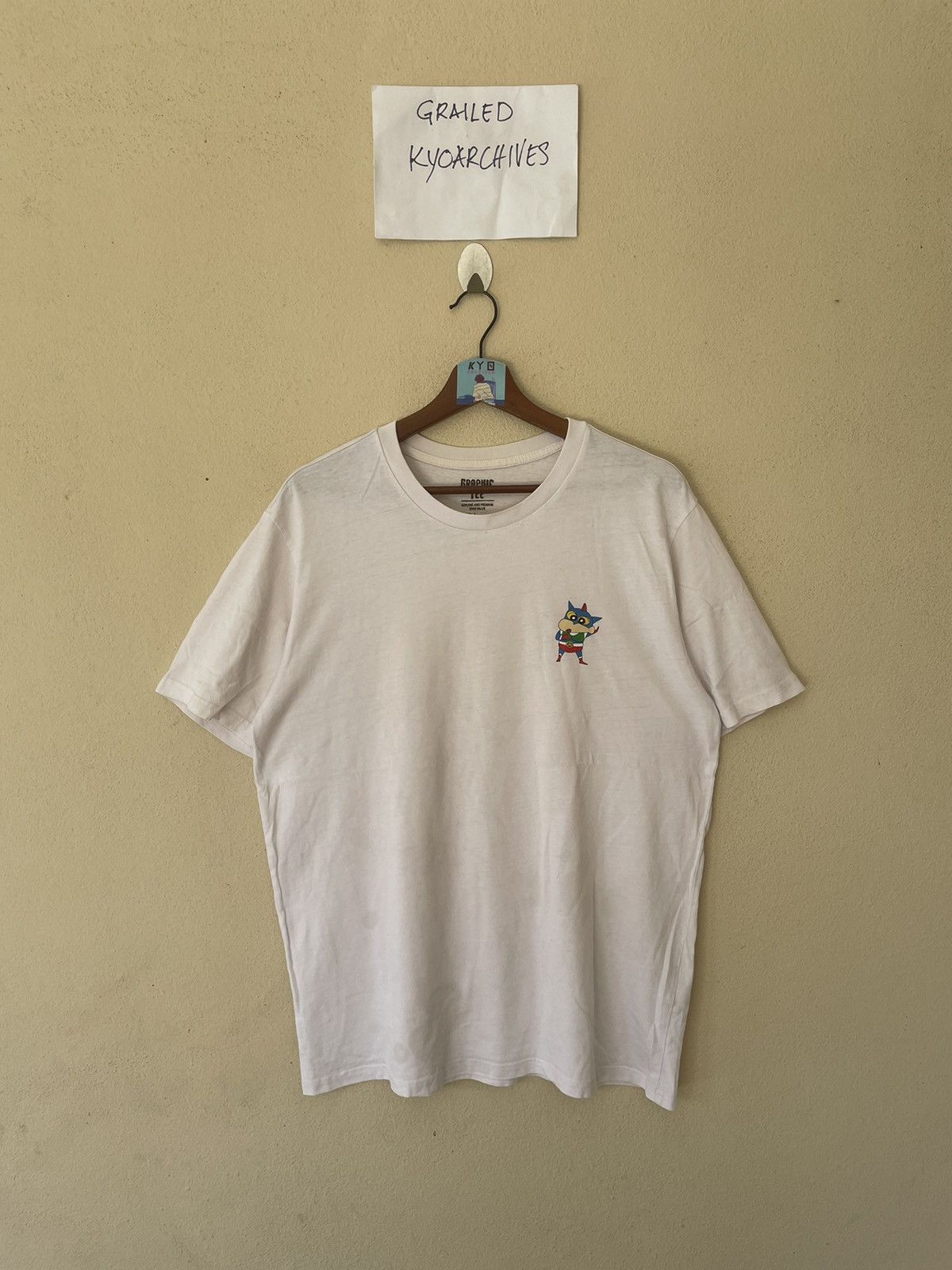 Japanese Brand CRAYON SHIN CHAN TEE Size US XL / EU 56 / 4 - 1 Thumbnail