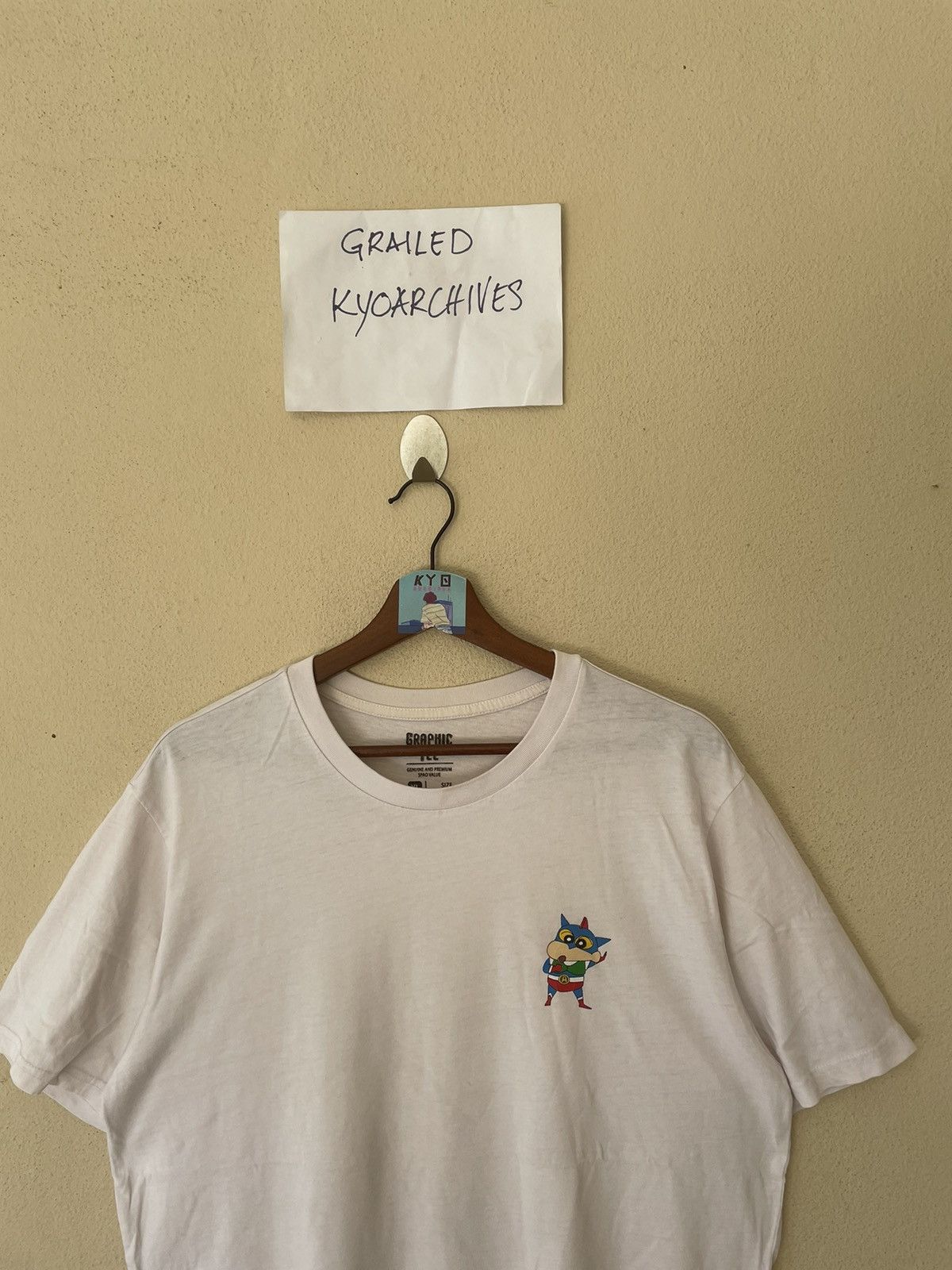 Japanese Brand CRAYON SHIN CHAN TEE Size US XL / EU 56 / 4 - 3 Thumbnail
