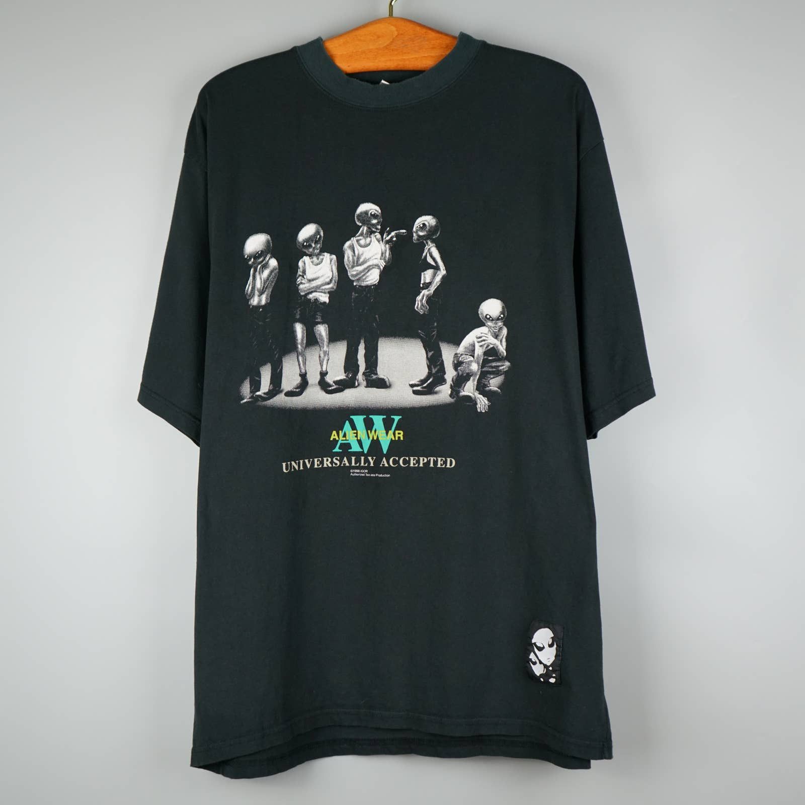 Alien Workshop × Vintage 1998 Alien Wear t-shirt Size US XXL / EU 58 / 5 - 1 Thumbnail