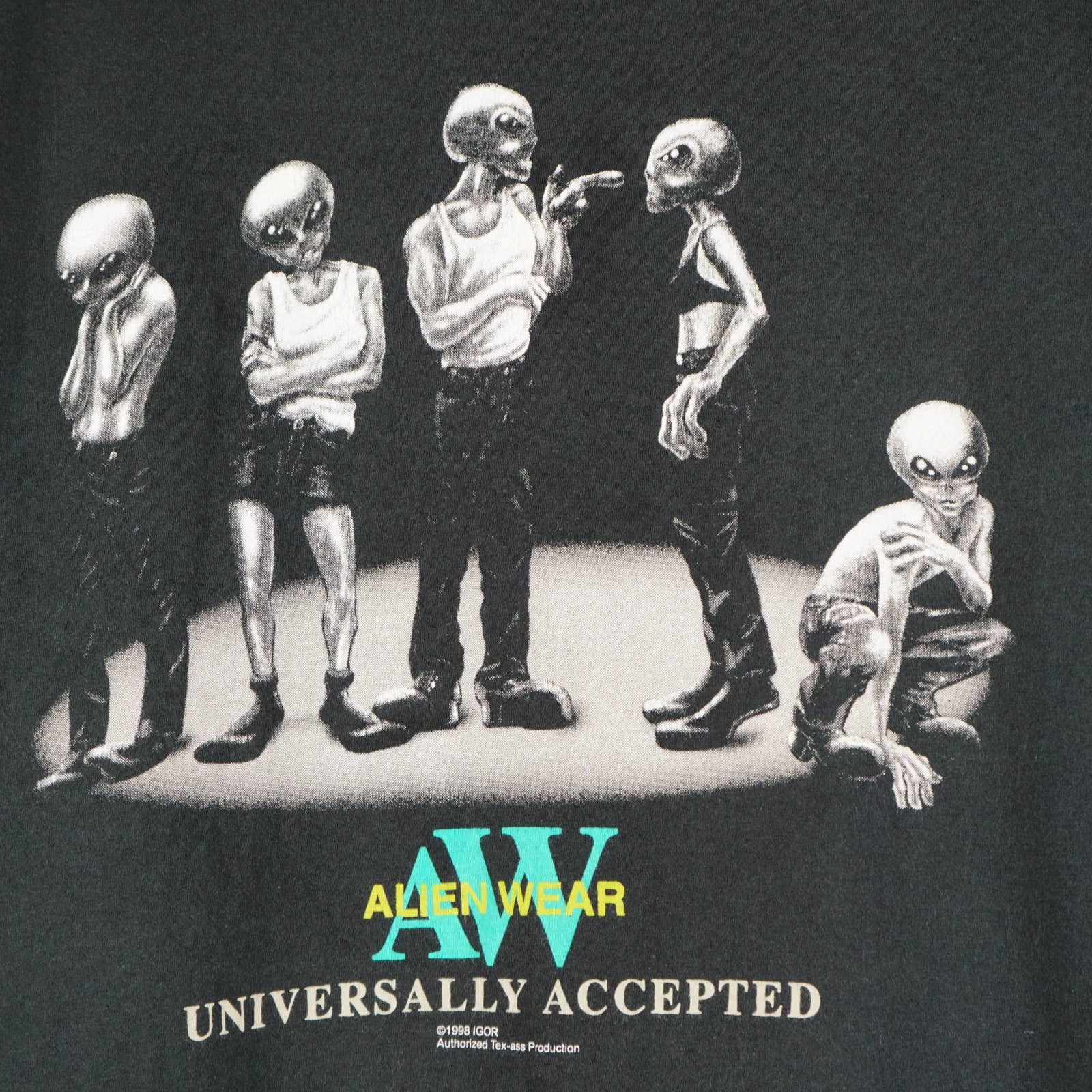 Alien Workshop × Vintage 1998 Alien Wear t-shirt Size US XXL / EU 58 / 5 - 2 Thumbnail