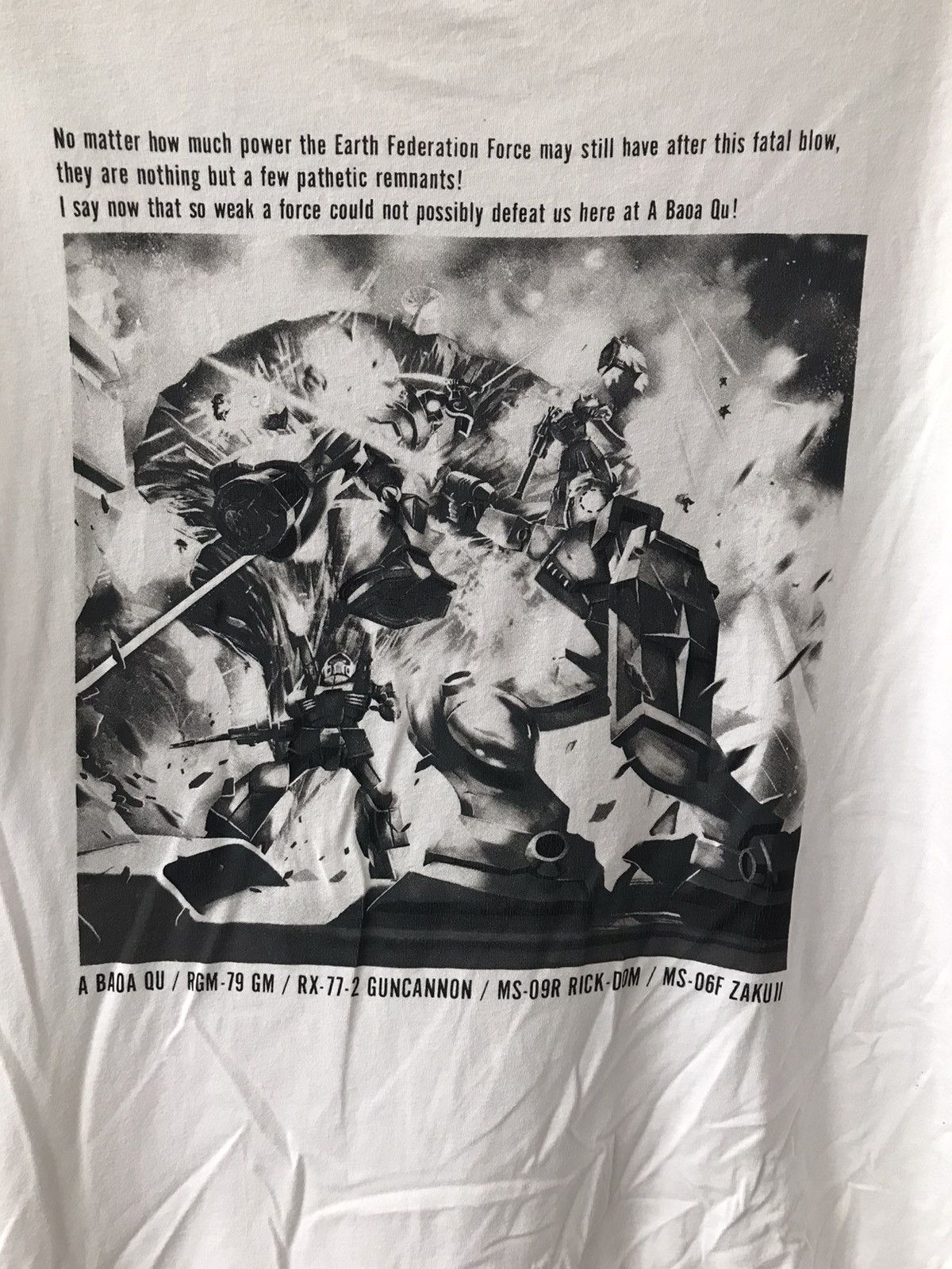 Anime × Japanese Brand × Vintage Gundam Mobile Suit Gundam Anime Japanase Movie A BAOA QU Size US XL / EU 56 / 4 - 3 Thumbnail