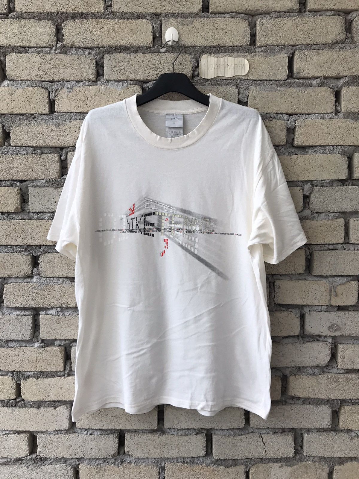 Nike × Vintage Vintage 90s Nike Nike Tennis U.S 2001 Sportswear Size US XL / EU 56 / 4 - 1 Thumbnail