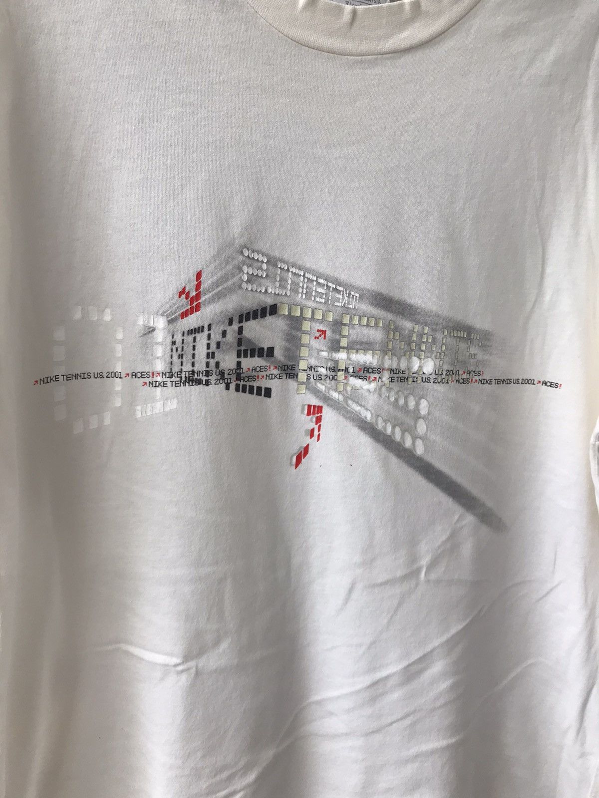 Nike × Vintage Vintage 90s Nike Nike Tennis U.S 2001 Sportswear Size US XL / EU 56 / 4 - 2 Thumbnail