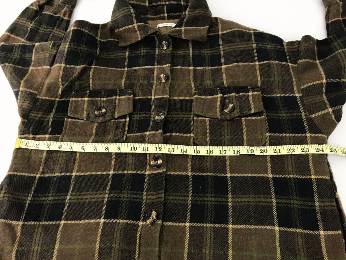 Japanese Brand Wego Standard Flannel Shirt Button Up Plaid Checked Pocket Size US XL / EU 56 / 4 - 9 Thumbnail