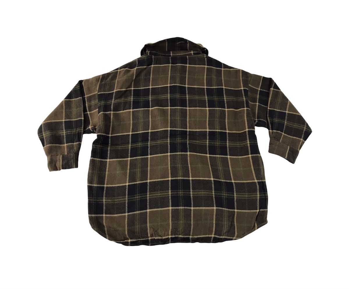 Japanese Brand Wego Standard Flannel Shirt Button Up Plaid Checked Pocket Size US XL / EU 56 / 4 - 2 Thumbnail