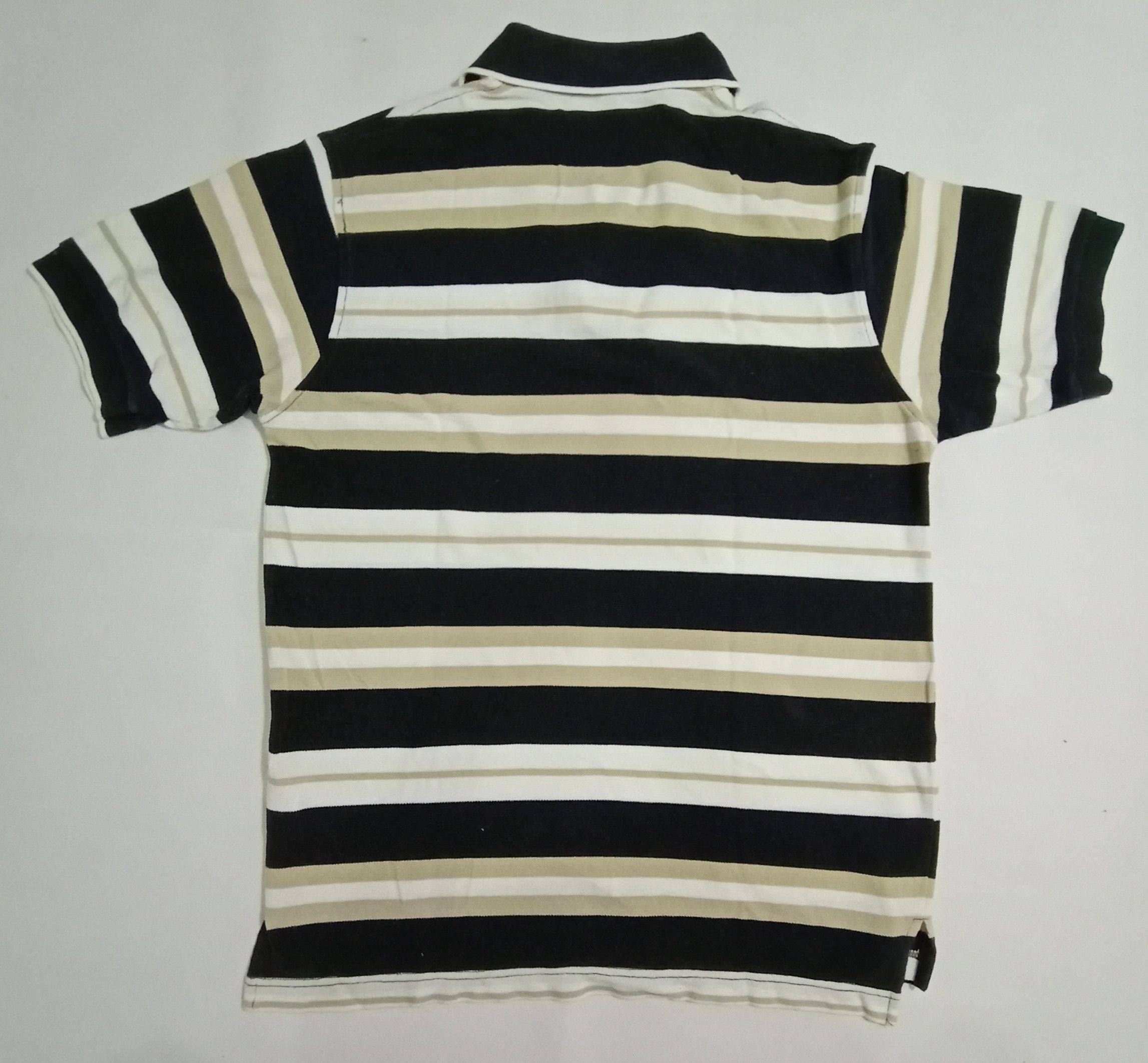 Designer × Yves Saint Laurent Yves Saint Laurent Pour Homme Polo Shirt Stripes Size US M / EU 48-50 / 2 - 2 Thumbnail