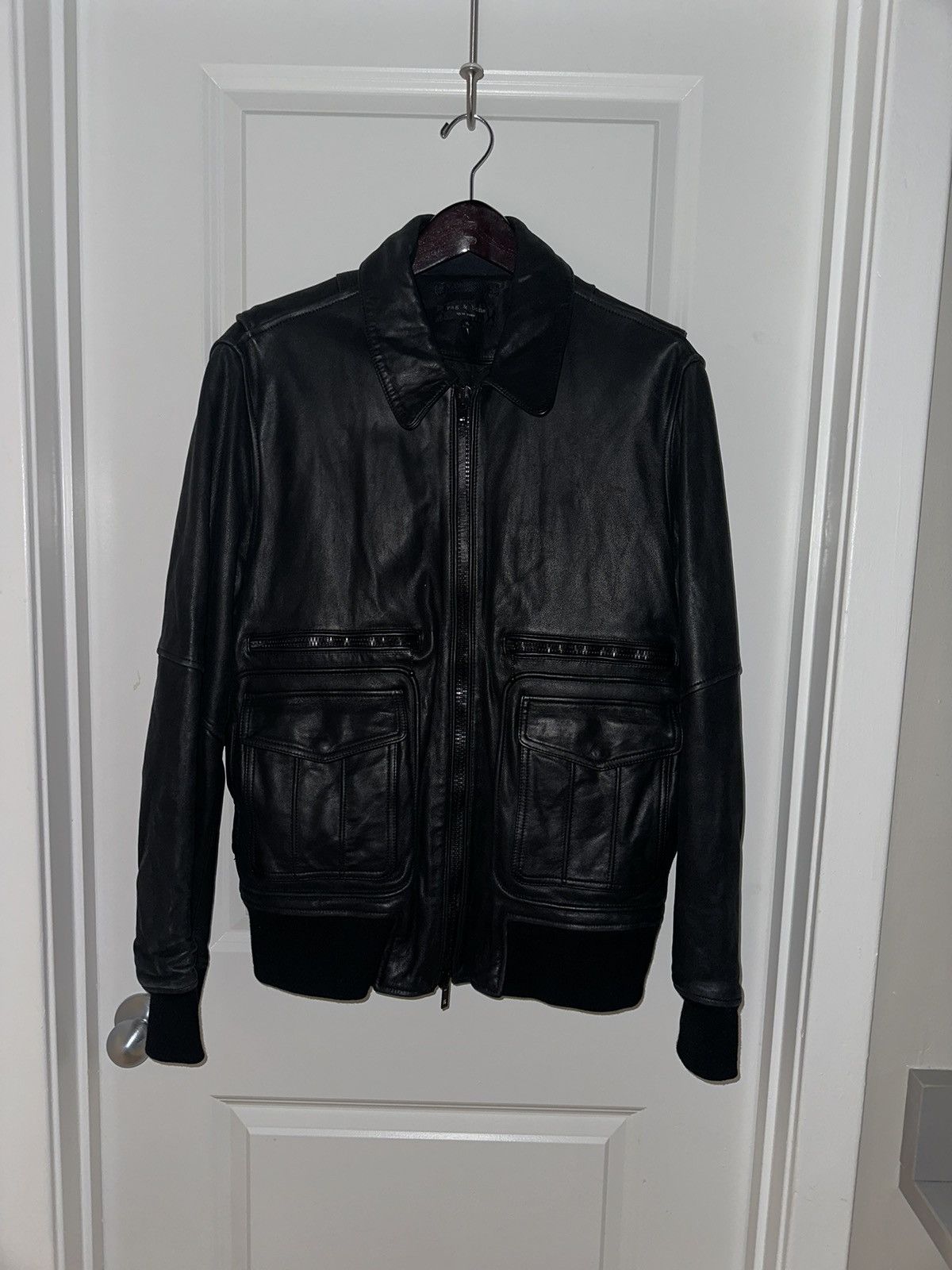 Men’s Rag & Bone Leather Aviator