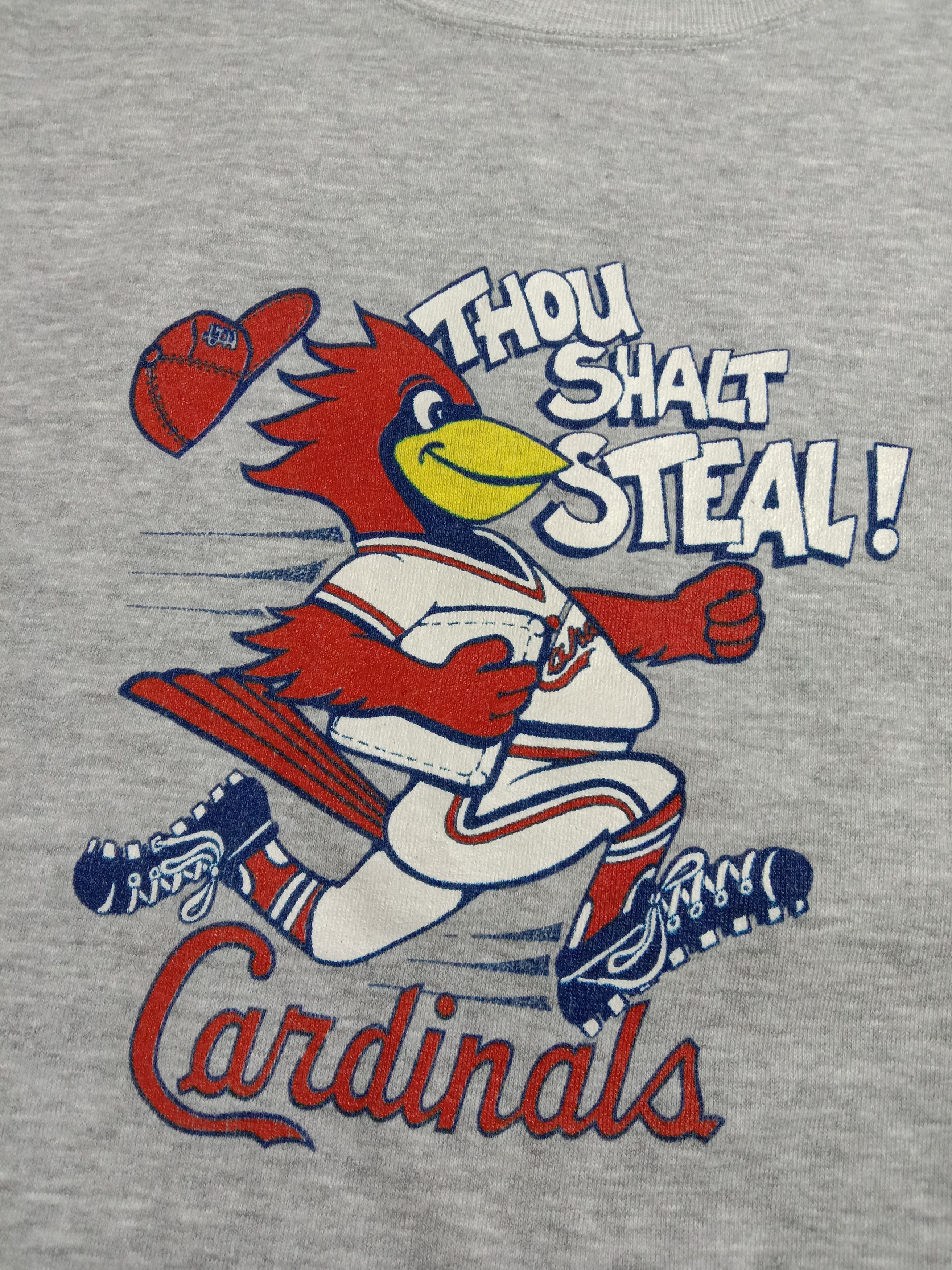 Logo 7 Vintage MLB Saint Louis Cardinals Baseball Sweatshirt Size US M / EU 48-50 / 2 - 2 Thumbnail