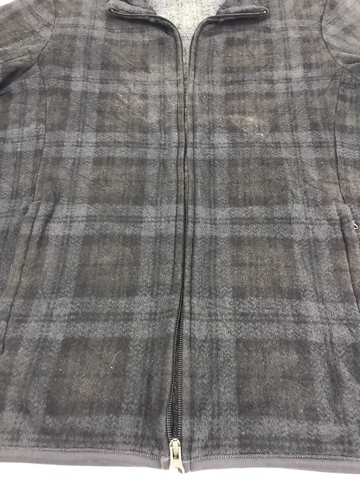 Japanese Brand × Uniqlo Uniqlo Sweatshirt Jacket Checked Zip Up Style Streetwear Size US L / EU 52-54 / 3 - 8 Thumbnail