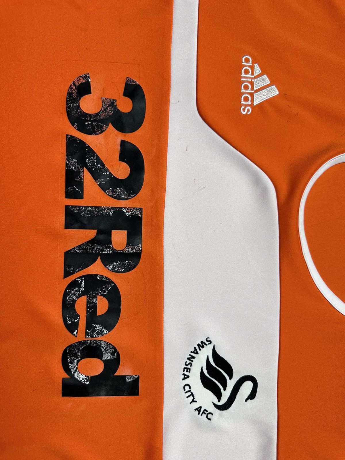 Adidas × Vintage Vintage Swansea city soccer jersey orange size XL rare Size US XL / EU 56 / 4 - 4 Thumbnail