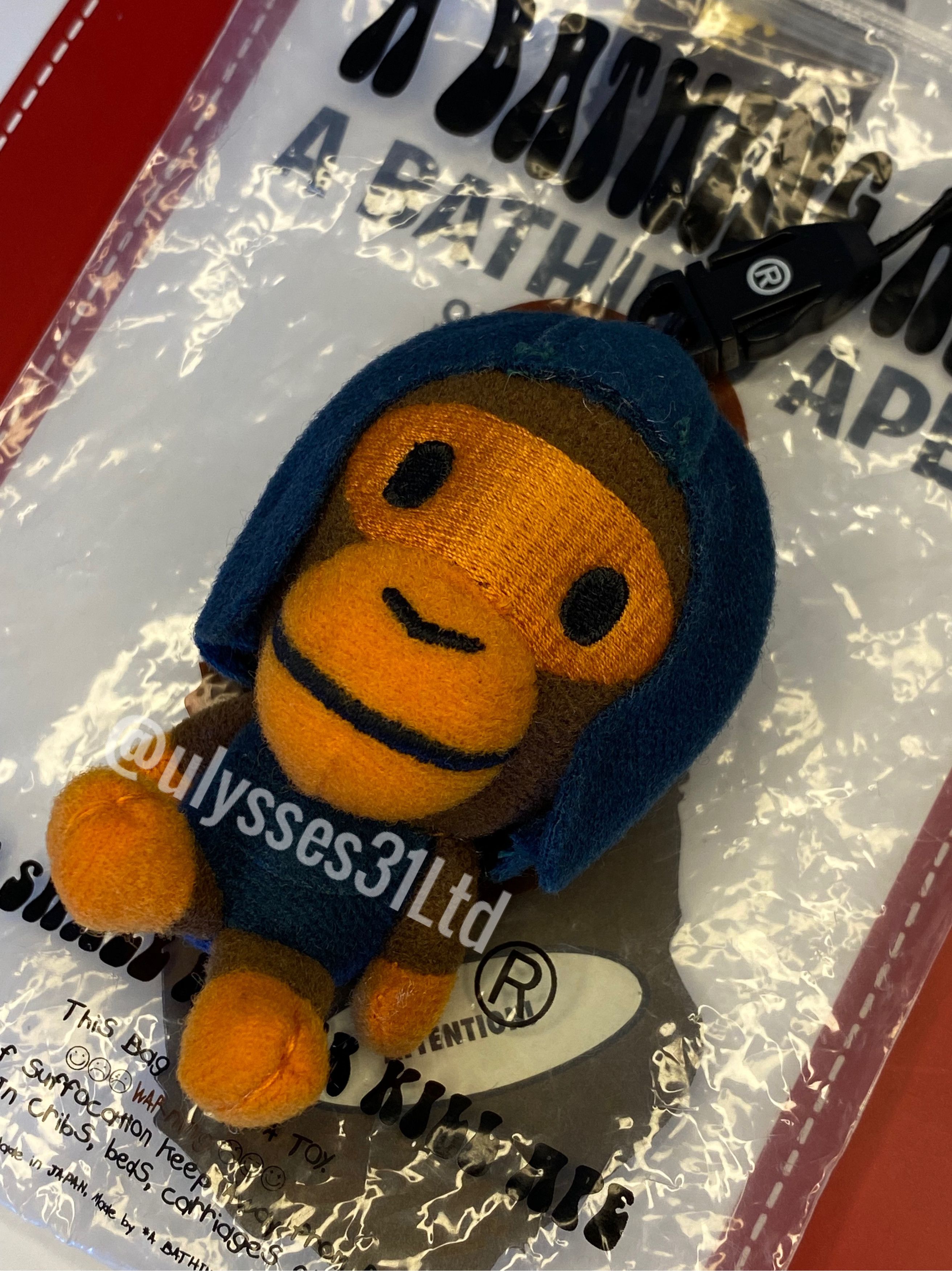 Bape Baby Milo top Mascot Keychain