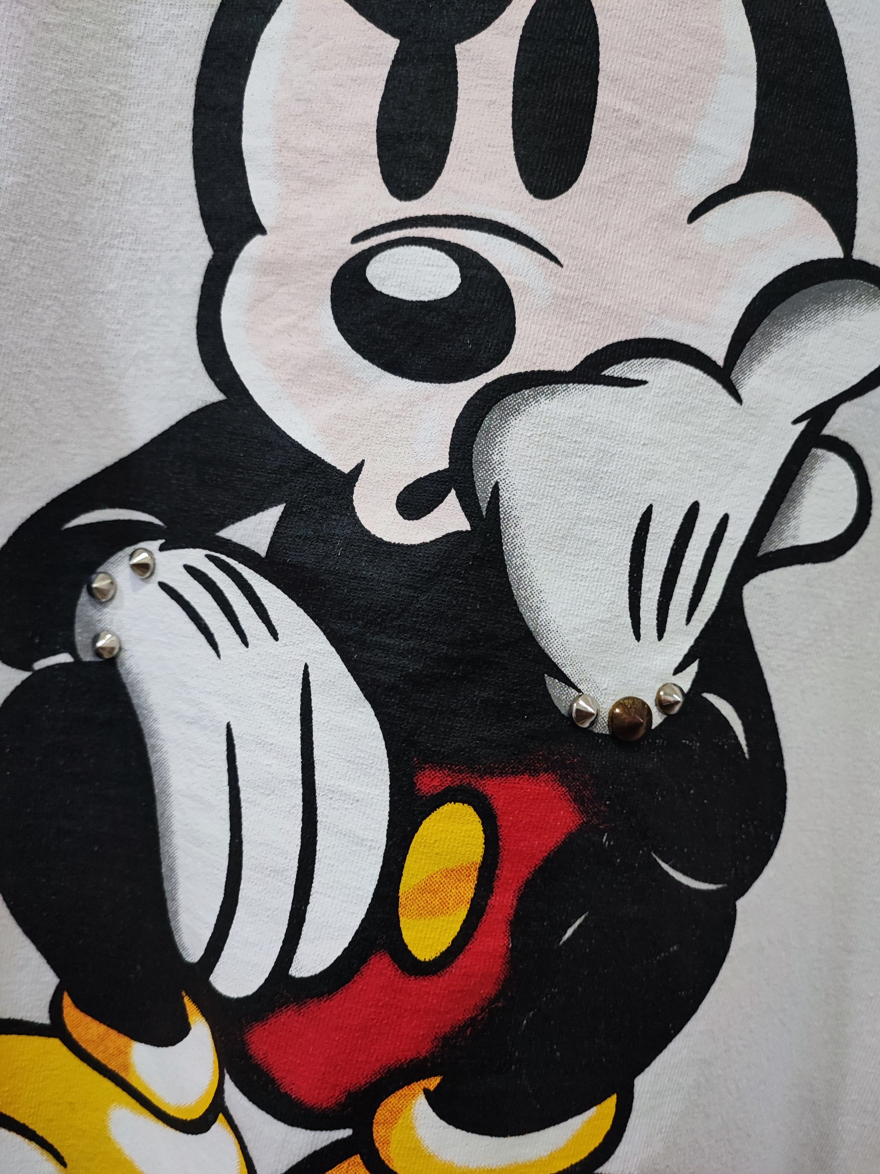 Golden Goose Golden Goose x Disney Rugged Mickey Stud T-shirt Size US L / EU 52-54 / 3 - 4 Thumbnail