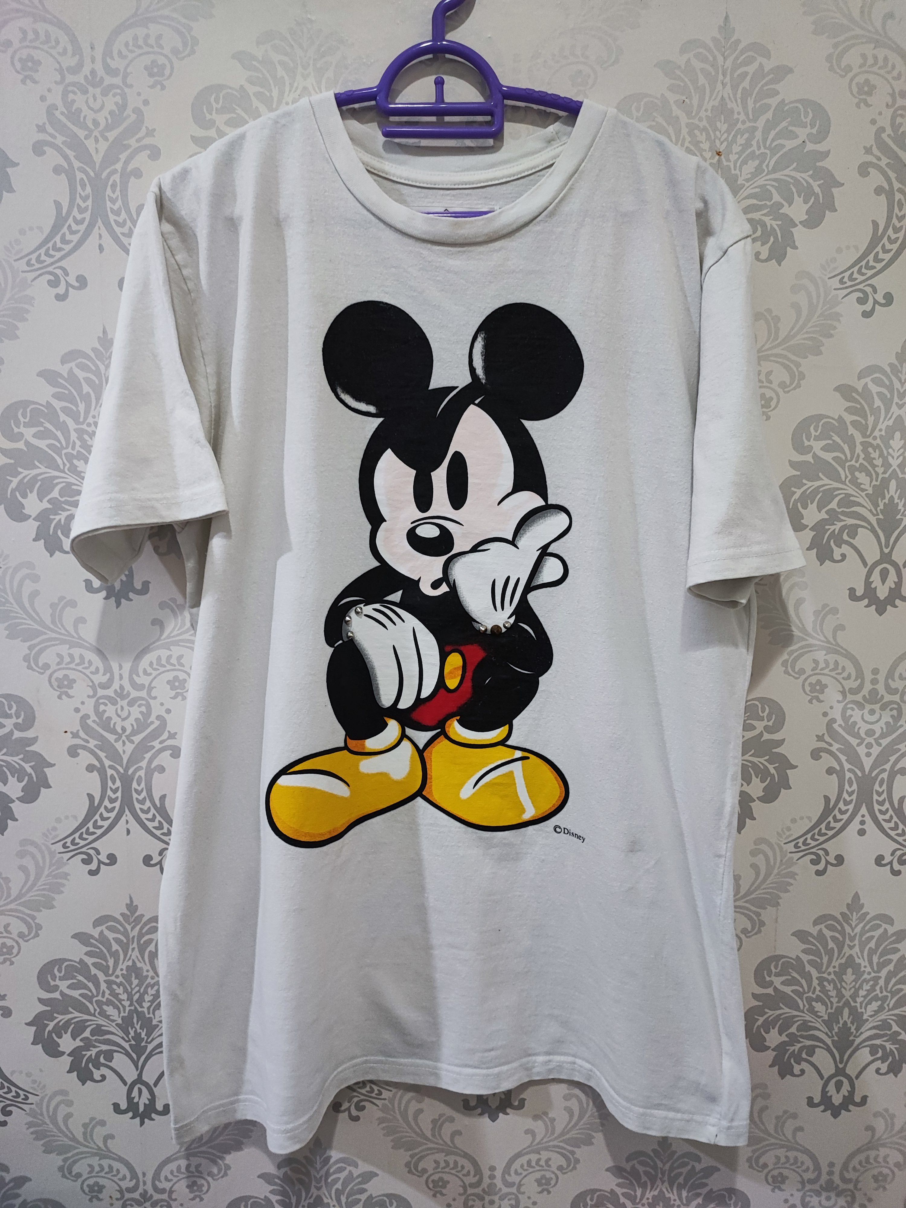 Golden Goose Golden Goose x Disney Rugged Mickey Stud T-shirt Size US L / EU 52-54 / 3 - 1 Thumbnail