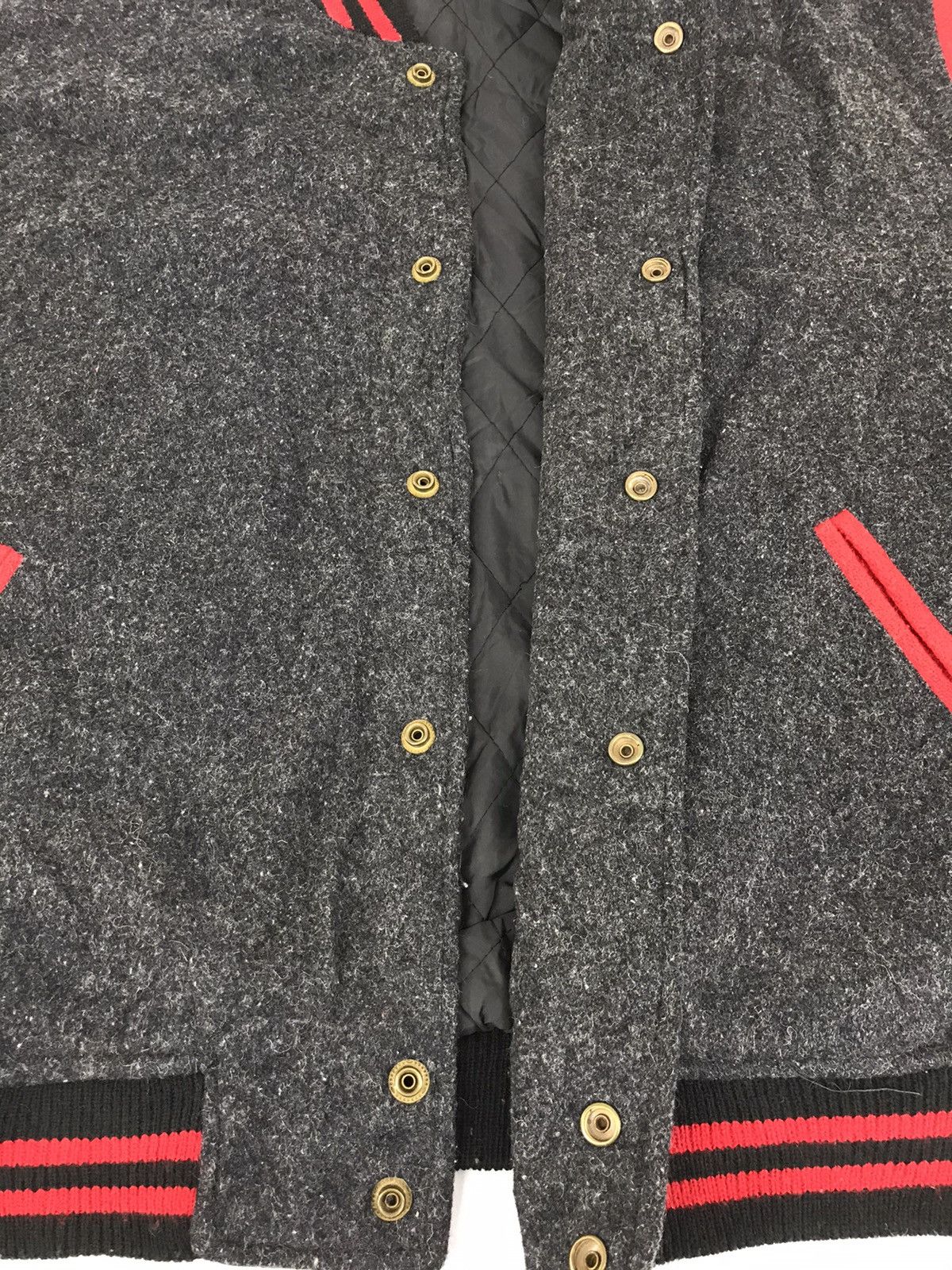 Japanese Brand × Vintage American College Field Varsity Jacket Wool Quilted Inner Size US L / EU 52-54 / 3 - 3 Thumbnail