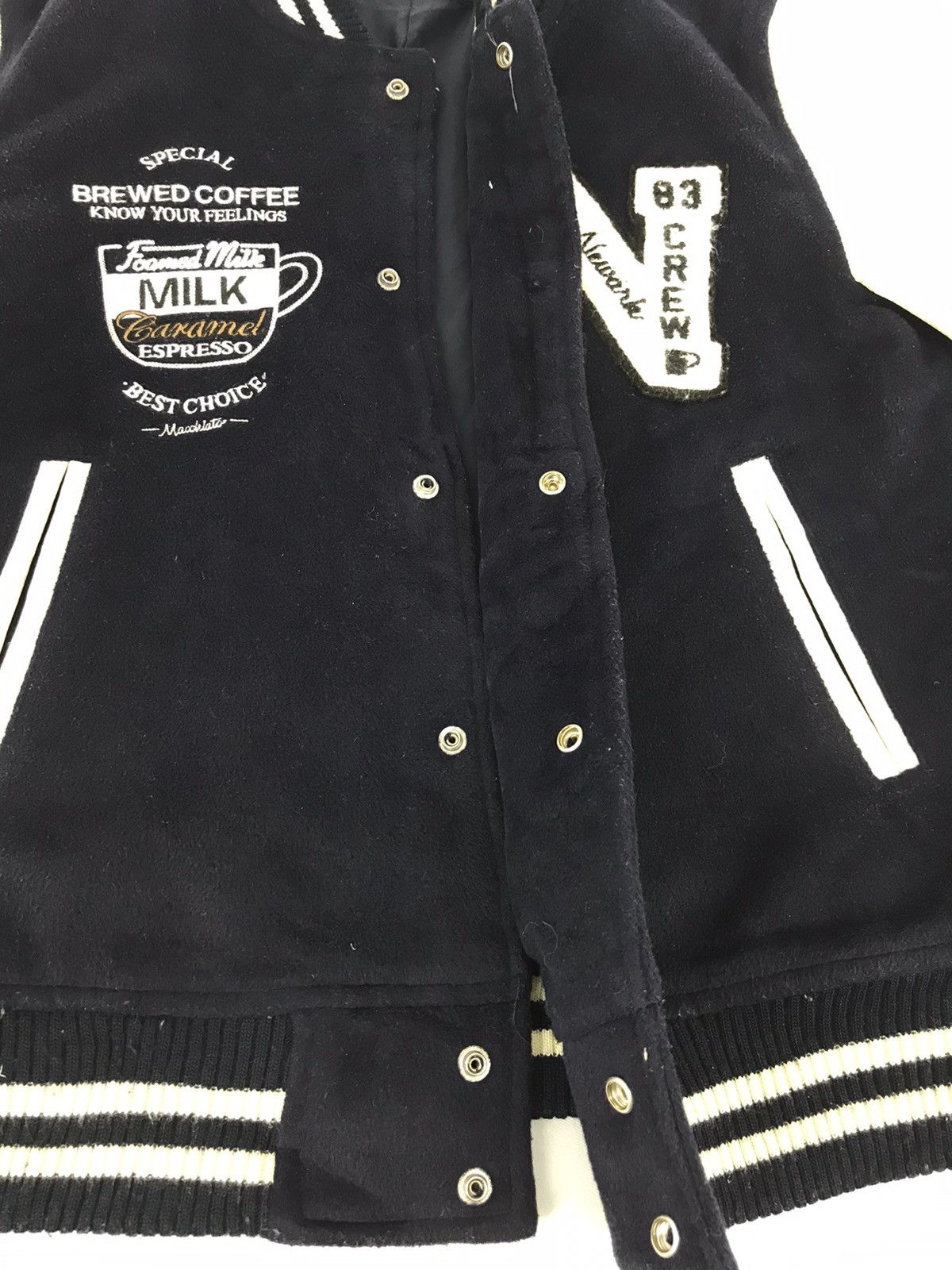 Japanese Brand Vintage Rivet & Surge Cafe Crew Varsity Jacket Size US S / EU 44-46 / 1 - 3 Thumbnail