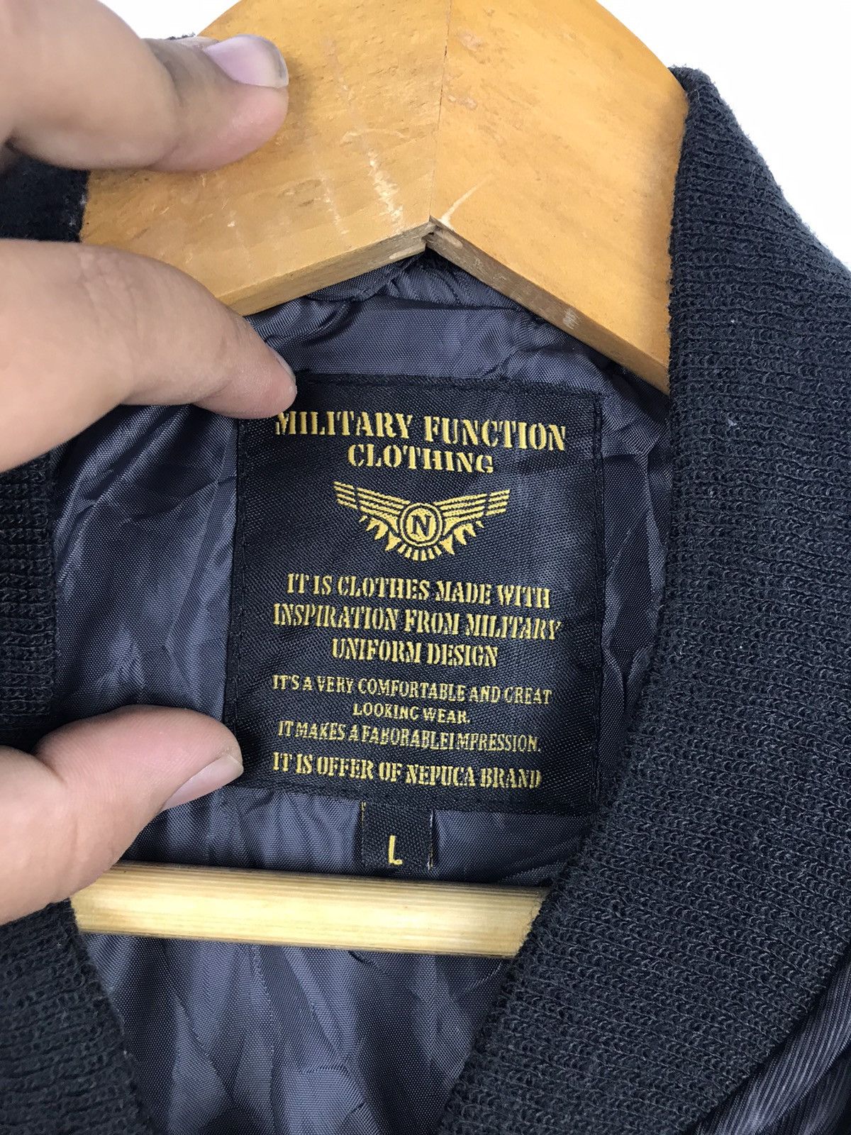 Vintage Military Function Clothing Nepuca Bomber Jacket Size US L / EU 52-54 / 3 - 4 Thumbnail