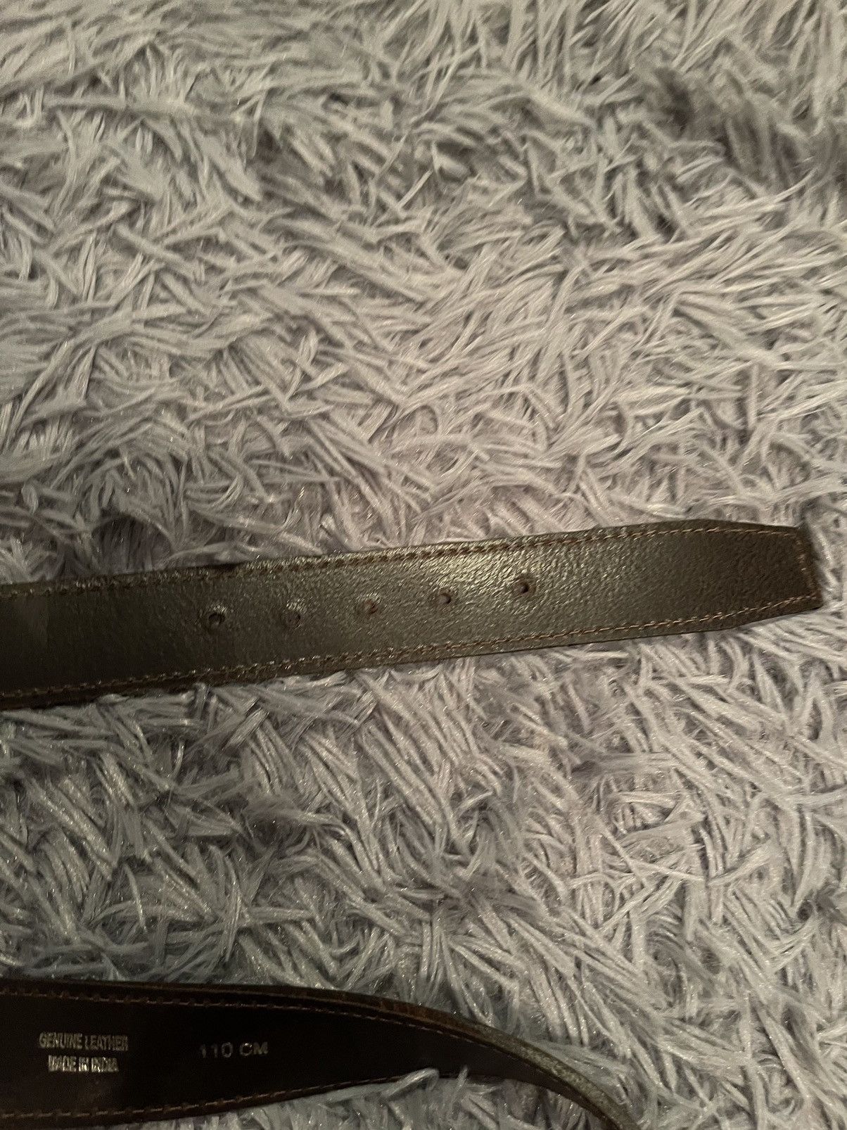 Cowboy Equipment × Ferre × Gianfranco Ferre Gianfranco Ferre NWT deadstock leather belt 126cm Size 38 - 9 Thumbnail