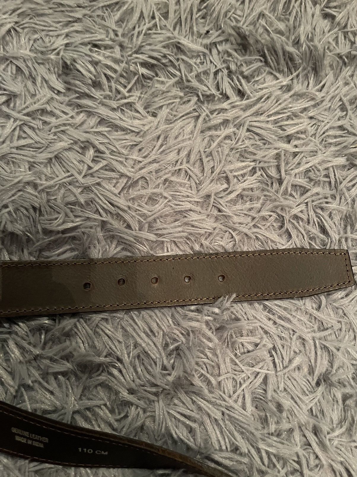 Cowboy Equipment × Ferre × Gianfranco Ferre Gianfranco Ferre NWT deadstock leather belt 126cm Size 38 - 8 Thumbnail