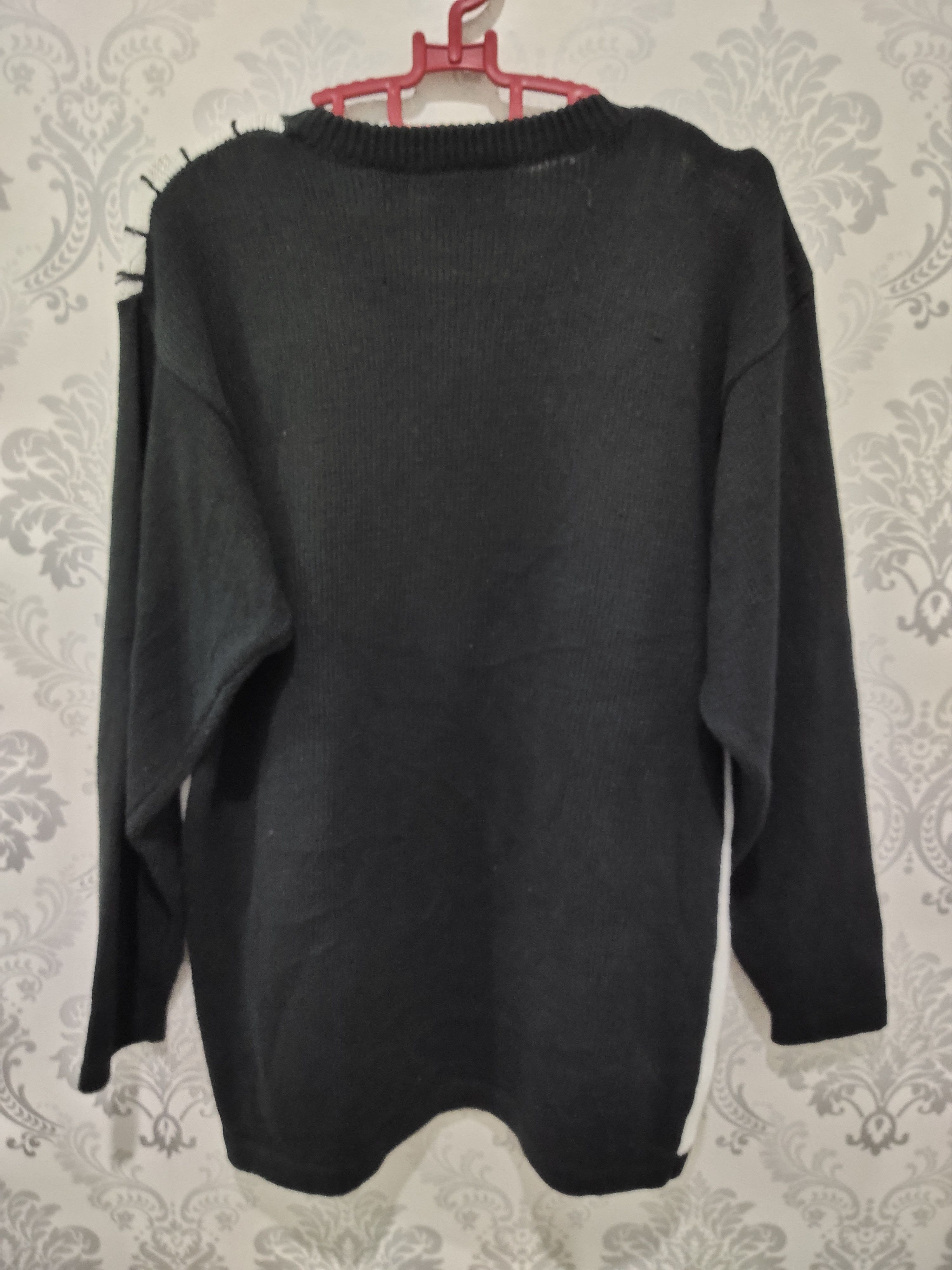 Vintage Rare!! Handmade Vintage Poker Embroidery Knitwear Size US S / EU 44-46 / 1 - 2 Thumbnail
