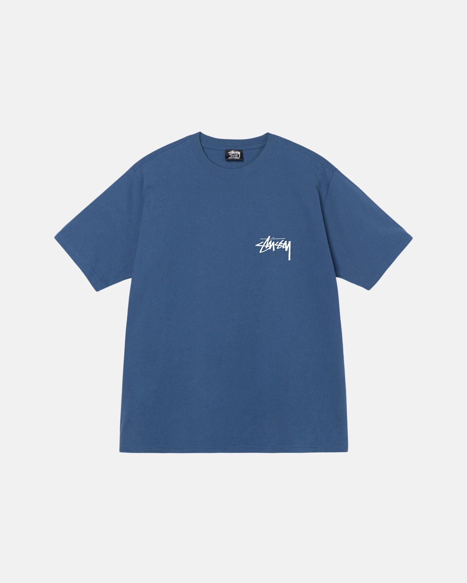 stussy kitten tee white