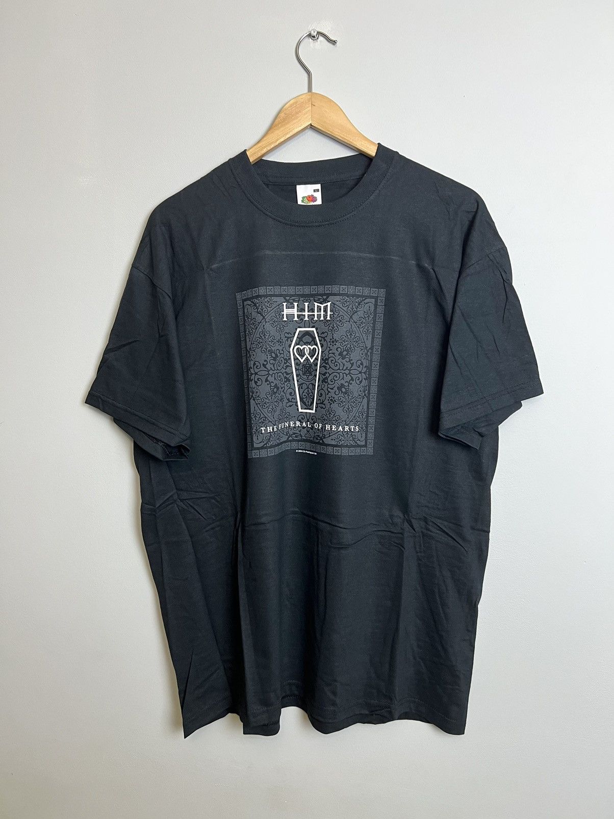Band Tees Vintage Y2K 2000s HIM Heartagram Logo Shirt Bam Band Metal Size US L / EU 52-54 / 3 - 1 Thumbnail