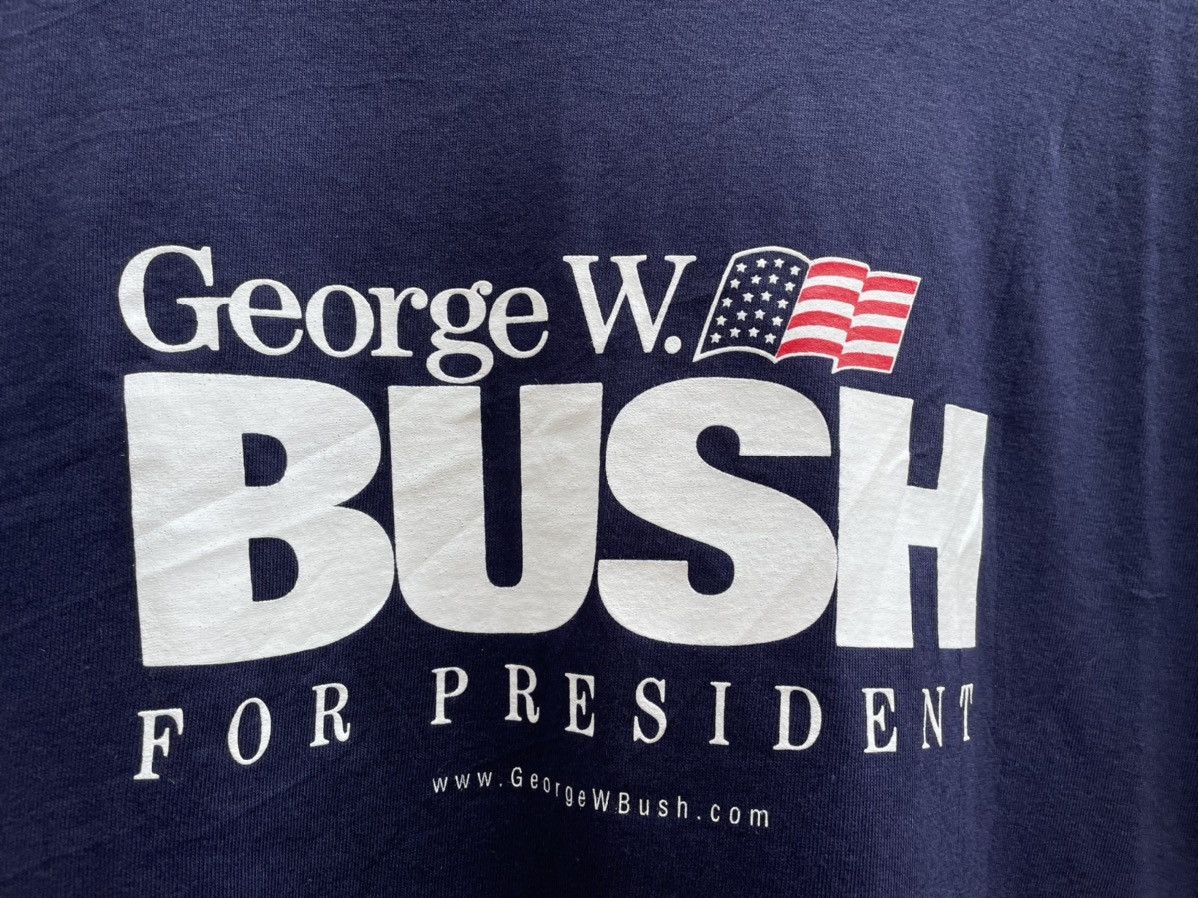 Delta × ICON Motorsports × Vintage Y2K GOERGE W BUSH FOR PRESIDENT TEE Size US XL / EU 56 / 4 - 7 Thumbnail