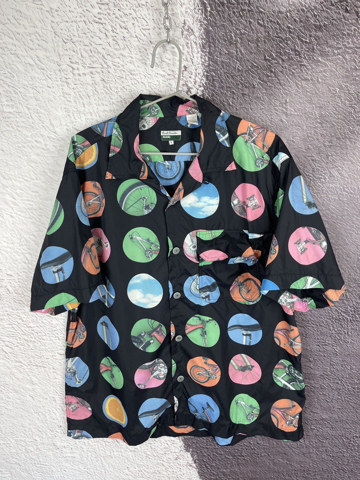 Paul Smith Paul Smith Jeans Nylon shimmer travel pattern shirt + bag Size US L / EU 52-54 / 3 - 8 Thumbnail