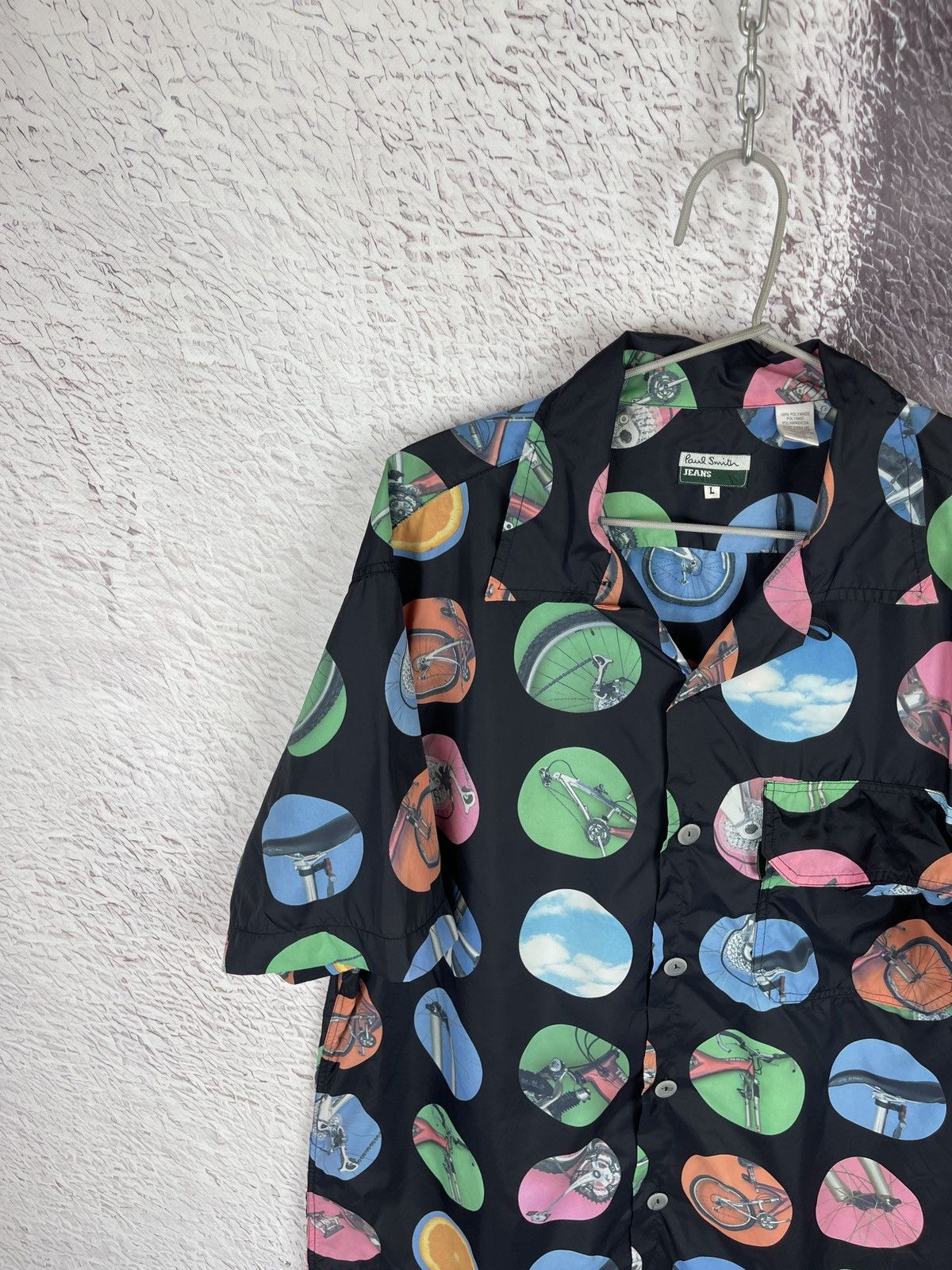 Paul Smith Paul Smith Jeans Nylon shimmer travel pattern shirt + bag Size US L / EU 52-54 / 3 - 3 Thumbnail