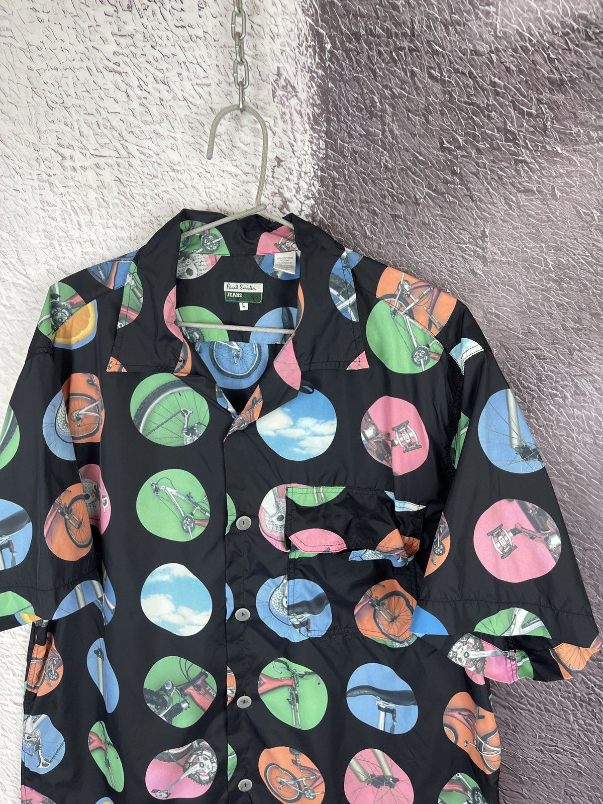 Paul Smith Paul Smith Jeans Nylon shimmer travel pattern shirt + bag Size US L / EU 52-54 / 3 - 7 Thumbnail