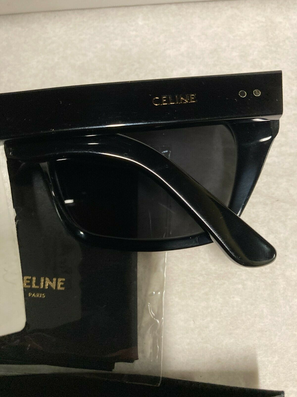 Celine New CELINE CL40060I 01D 53mm Polarized Rectangle Sunglasses Size ONE SIZE - 7 Thumbnail