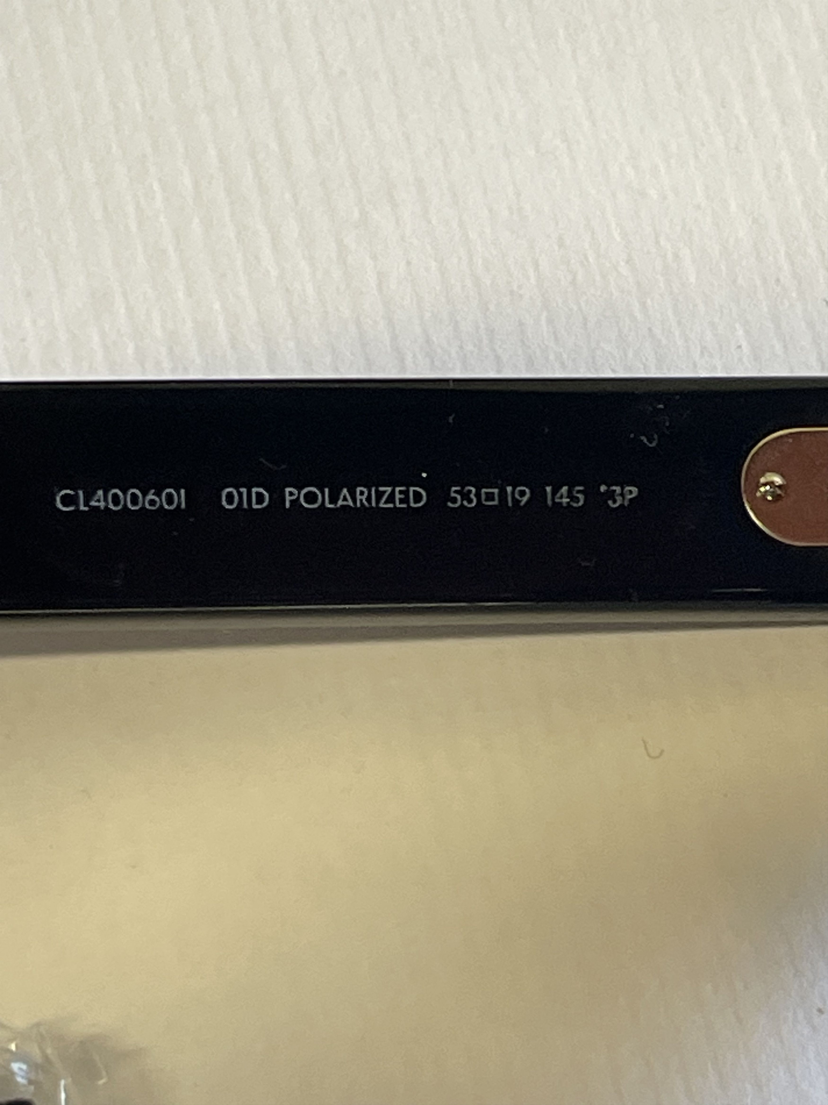 Celine New CELINE CL40060I 01D 53mm Polarized Rectangle Sunglasses Size ONE SIZE - 5 Thumbnail