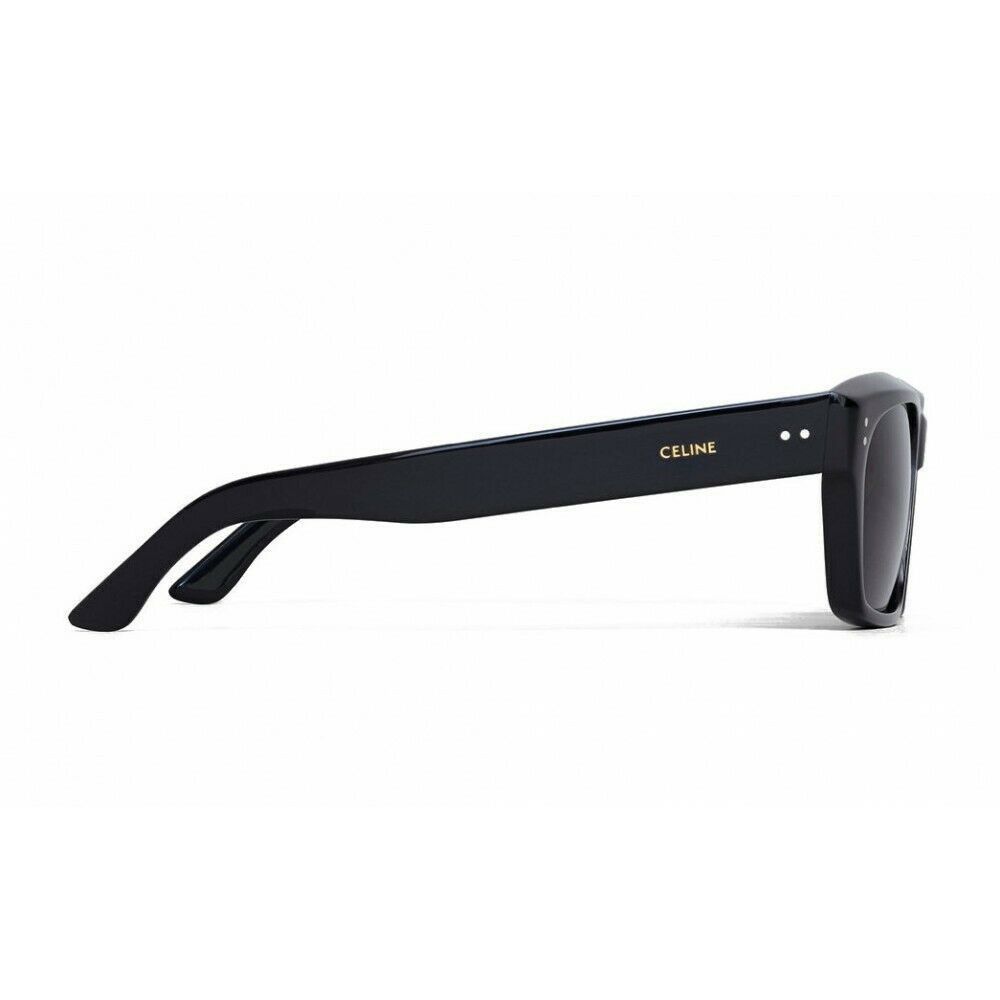 Celine New CELINE CL40060I 01D 53mm Polarized Rectangle Sunglasses Size ONE SIZE - 3 Thumbnail