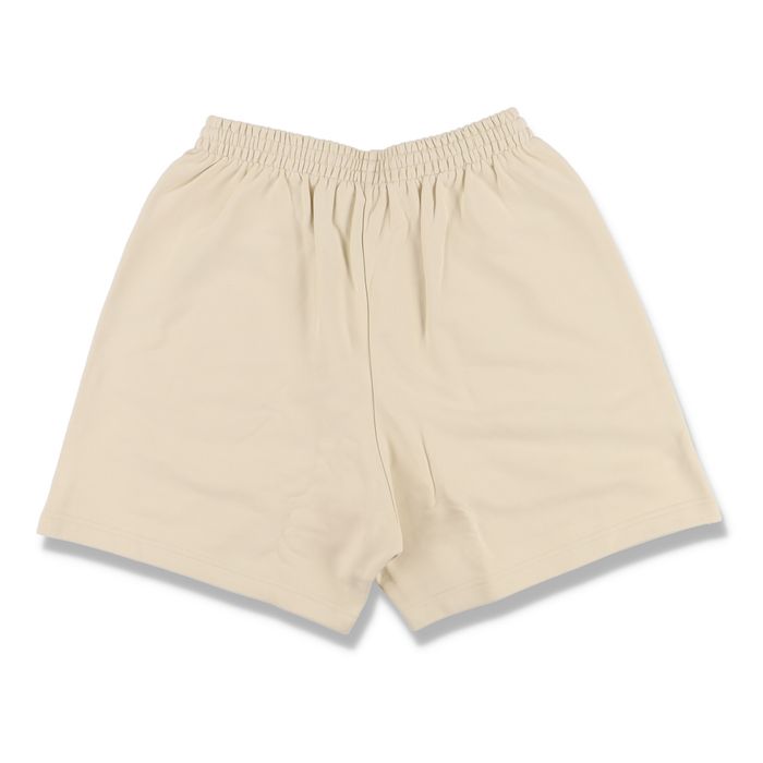 Balenciaga Beige Embroidered Political Logo Sweatshorts | Grailed