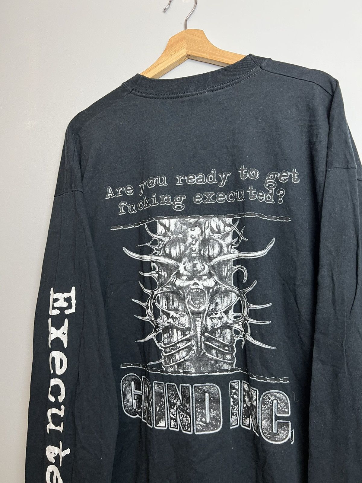 Band Tees Rare Vintage 00s Grind INC. Executed Metal Hardcore Band Tee Size US XL / EU 56 / 4 - 3 Thumbnail