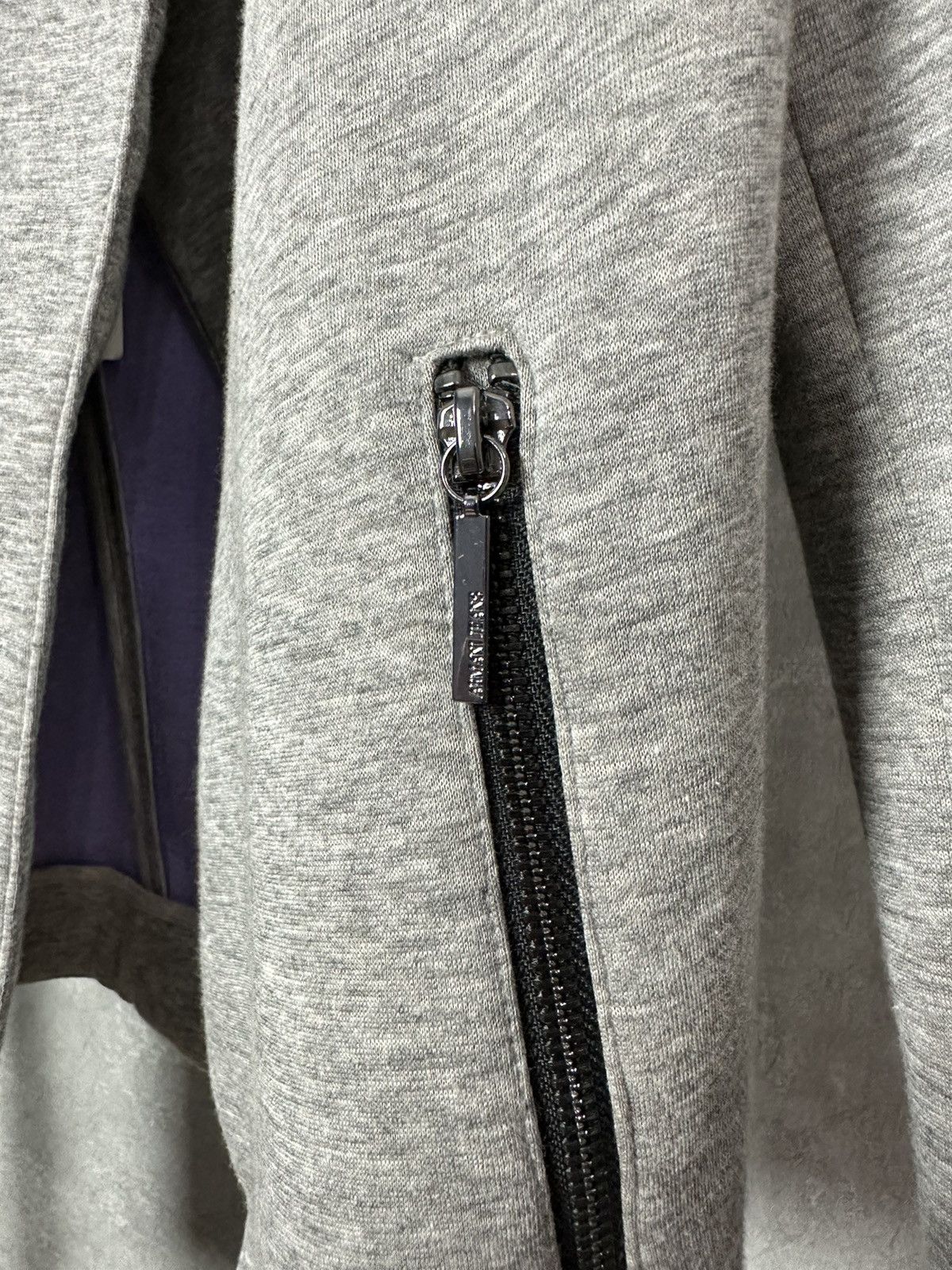 Armani NEW Armani Jeans Grey Asymmetric Breasted Zip Pocket Jacket Size S / US 4 / IT 40 - 5 Thumbnail