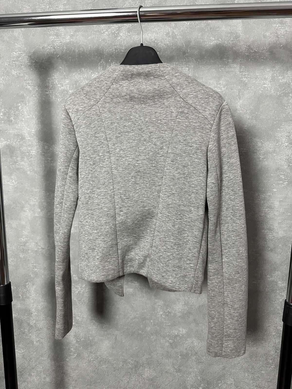 Armani NEW Armani Jeans Grey Asymmetric Breasted Zip Pocket Jacket Size S / US 4 / IT 40 - 8 Thumbnail