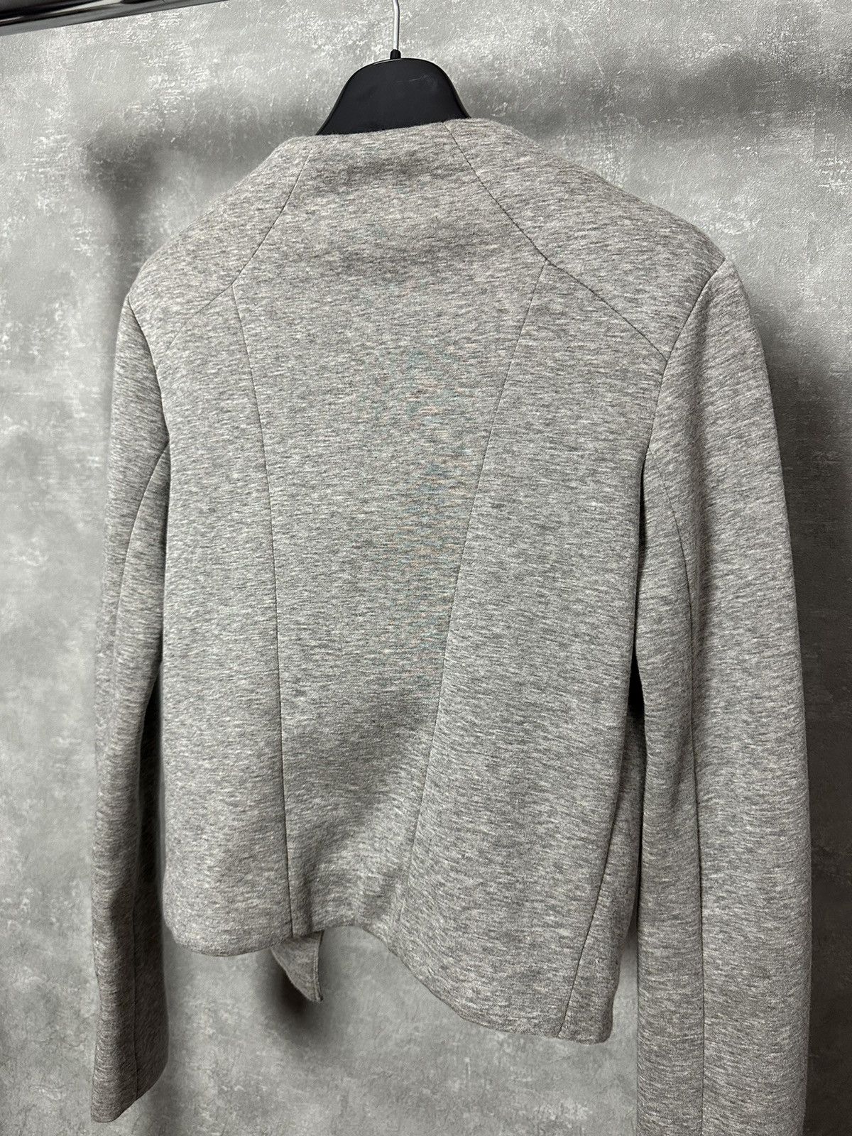 Armani NEW Armani Jeans Grey Asymmetric Breasted Zip Pocket Jacket Size S / US 4 / IT 40 - 9 Thumbnail