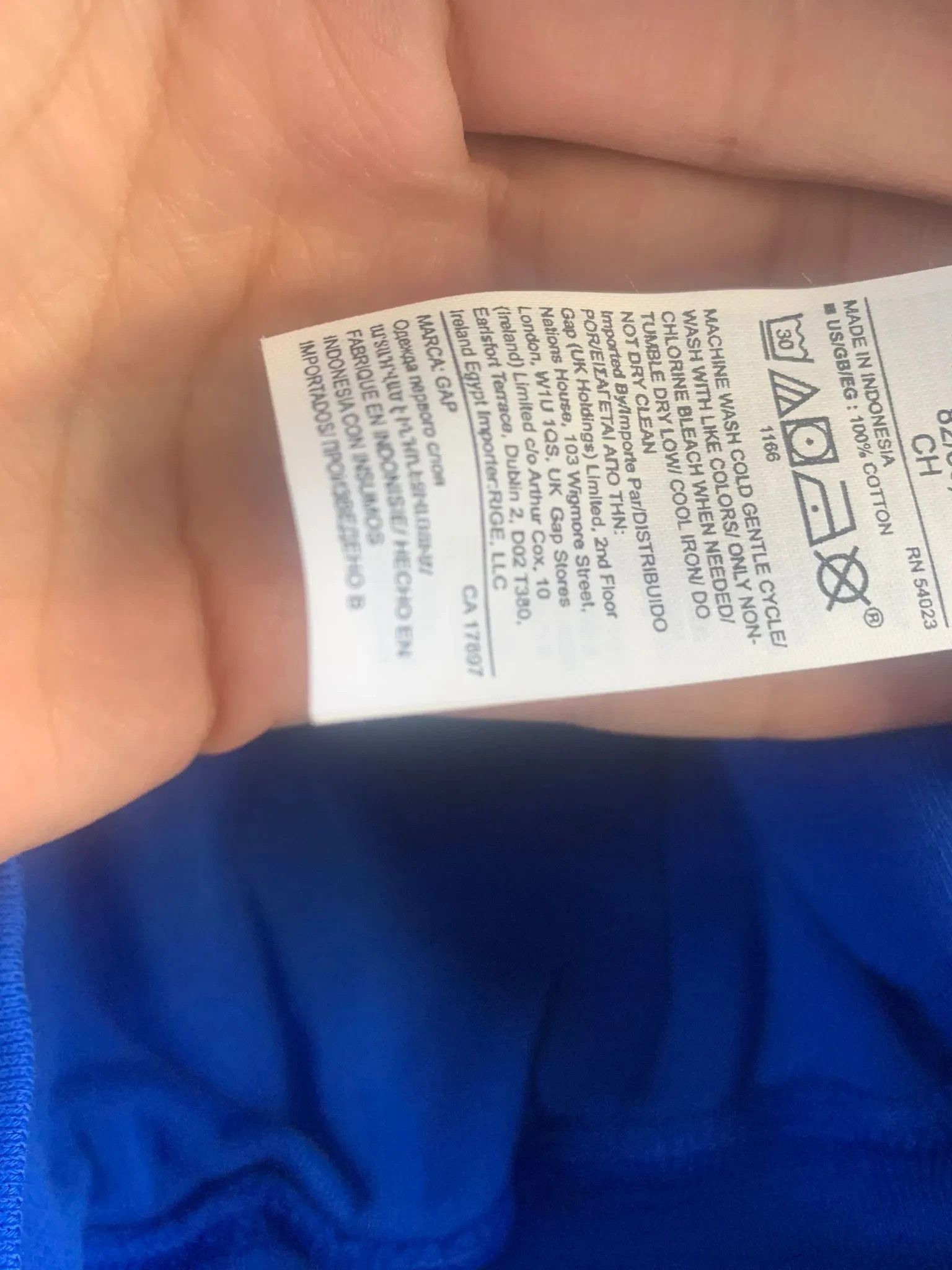 Gap × Kanye West Hoodie in Blue Size US M / EU 48-50 / 2 - 6 Thumbnail