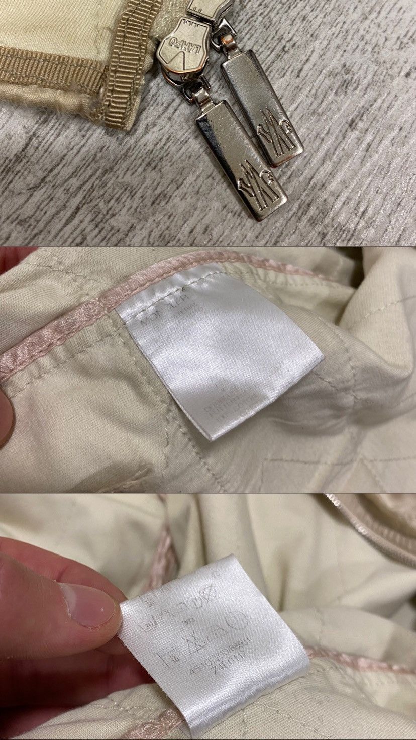 Moncler × Vintage Moncler Vintage Beige Zip Jacket With Women’s Belt Size ONE SIZE - 25 Thumbnail
