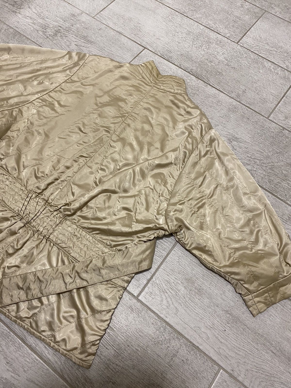 Moncler × Vintage Moncler Vintage Beige Zip Jacket With Women’s Belt Size ONE SIZE - 20 Thumbnail