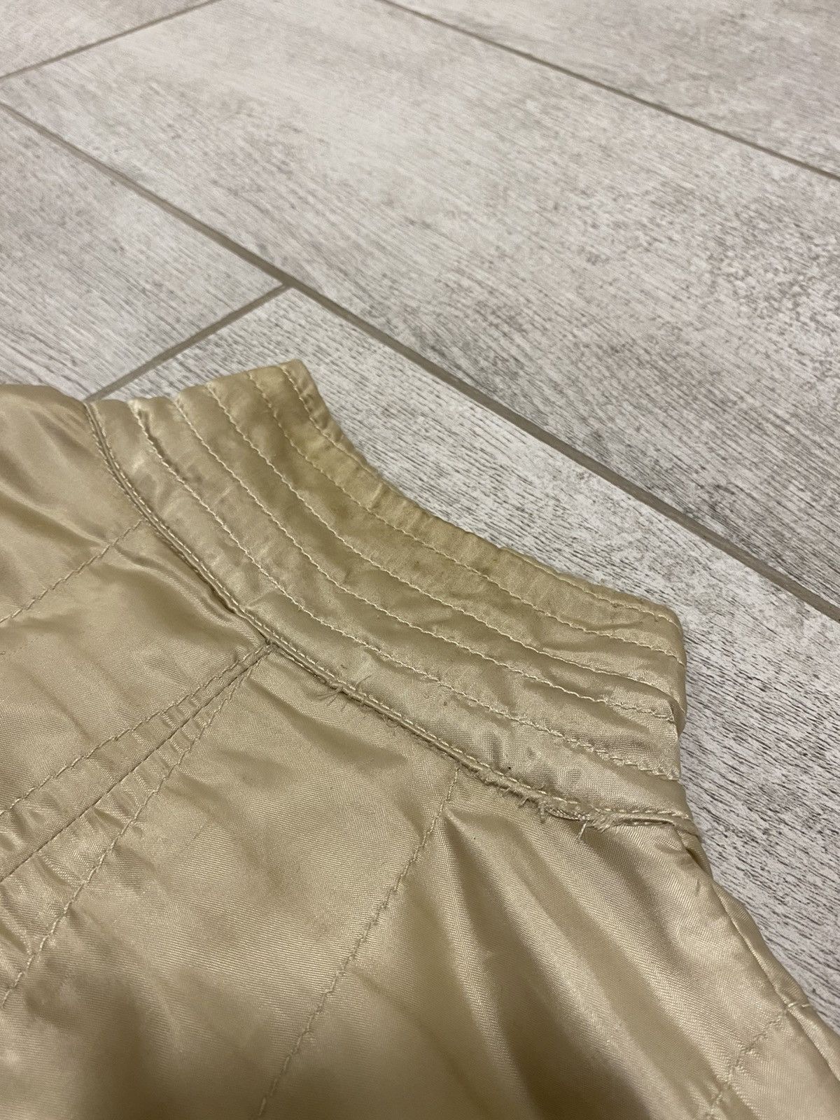 Moncler × Vintage Moncler Vintage Beige Zip Jacket With Women’s Belt Size ONE SIZE - 22 Thumbnail