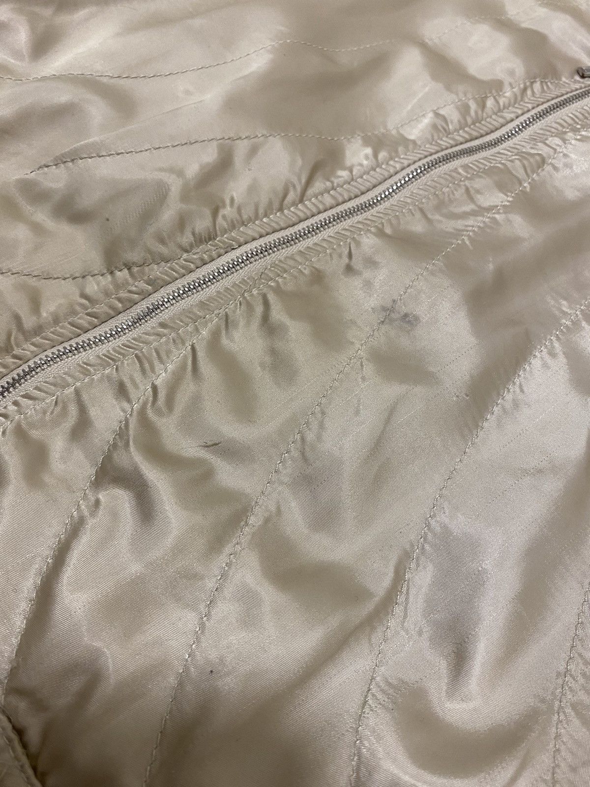 Moncler × Vintage Moncler Vintage Beige Zip Jacket With Women’s Belt Size ONE SIZE - 9 Thumbnail