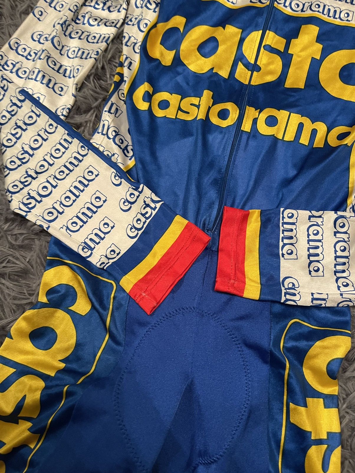 Vintage 🚴 Castorama x Nalini 1993 vintage cycle jersey Size US M / EU 48-50 / 2 - 4 Thumbnail