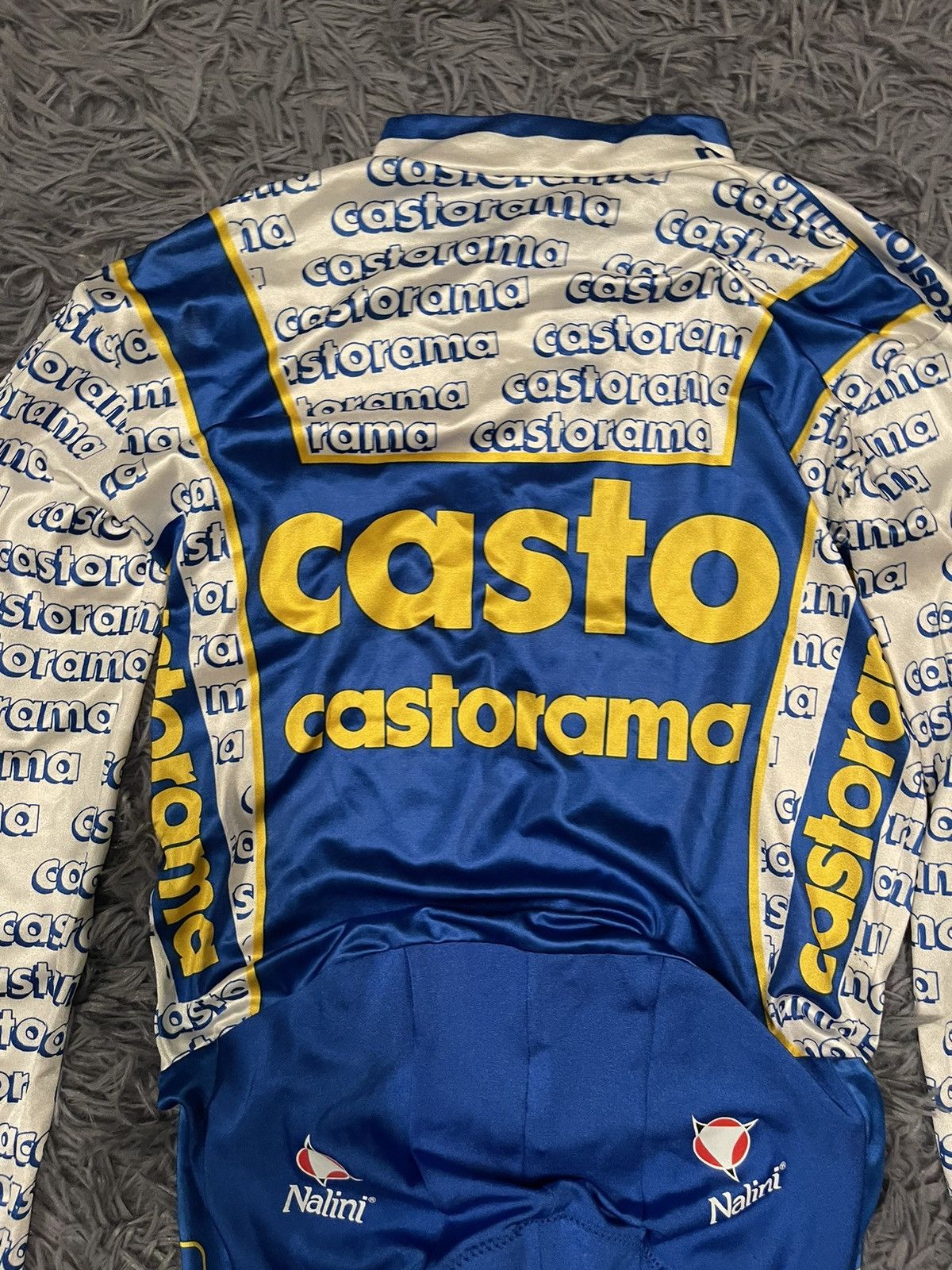 Vintage 🚴 Castorama x Nalini 1993 vintage cycle jersey Size US M / EU 48-50 / 2 - 10 Thumbnail