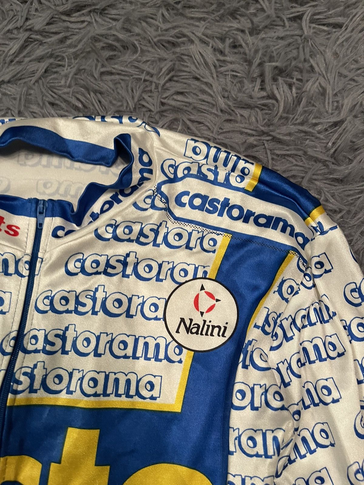 Vintage 🚴 Castorama x Nalini 1993 vintage cycle jersey Size US M / EU 48-50 / 2 - 2 Thumbnail