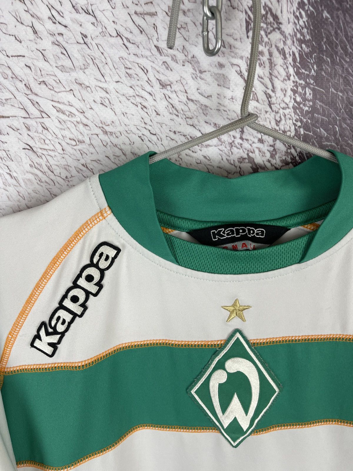Kappa Kappa Werder Bremen 2008 2009 away soccer jersey football Size US S / EU 44-46 / 1 - 5 Thumbnail